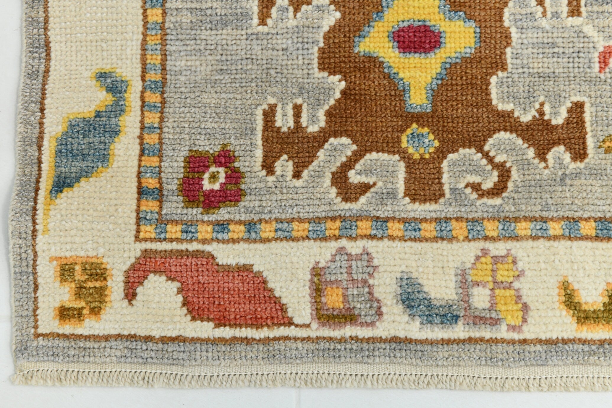 Turkish Vintage Oushak Rug 2’10’’ x 11’5’’