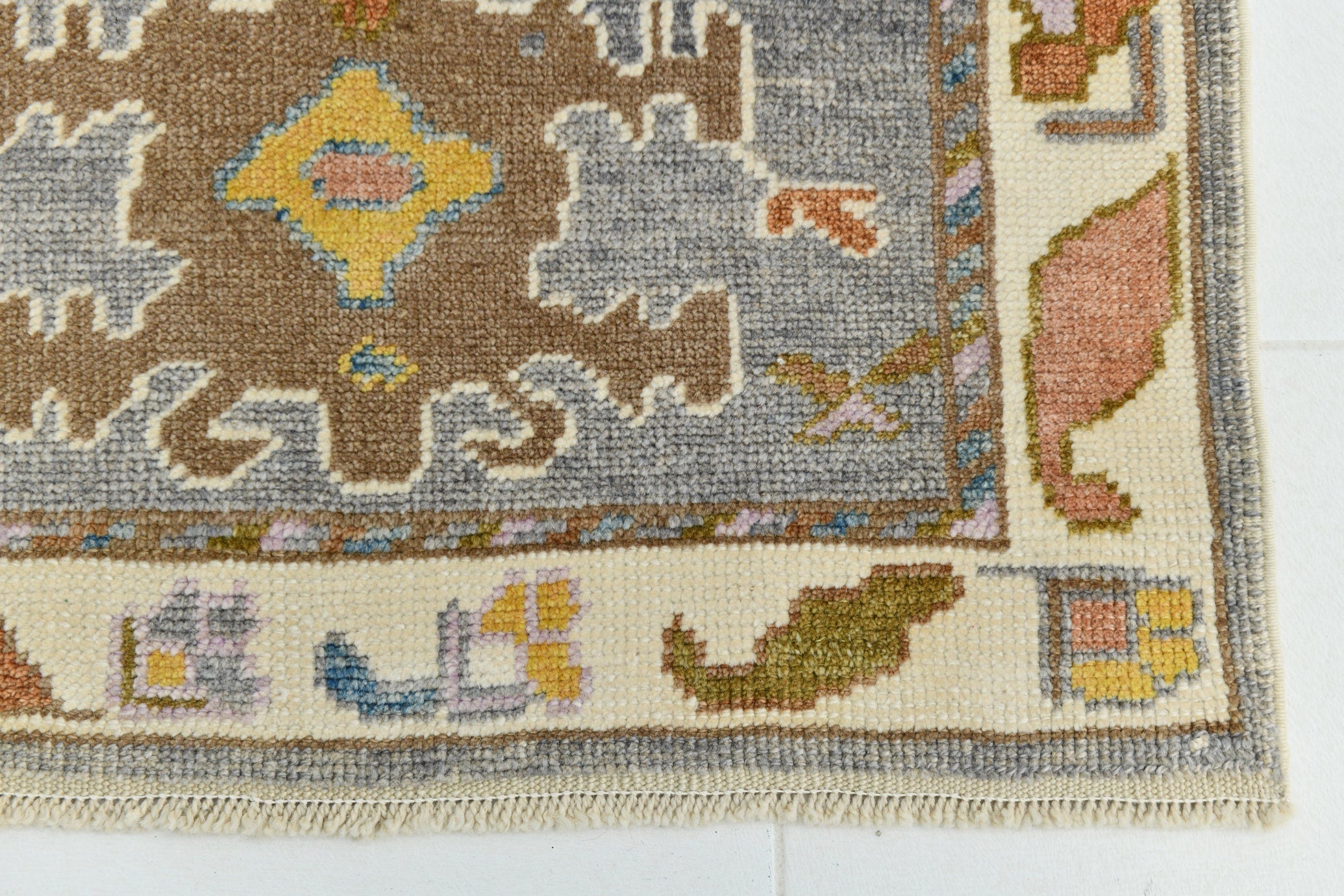 Turkish Vintage Oushak Rug 2’11’’ x 10’11’’