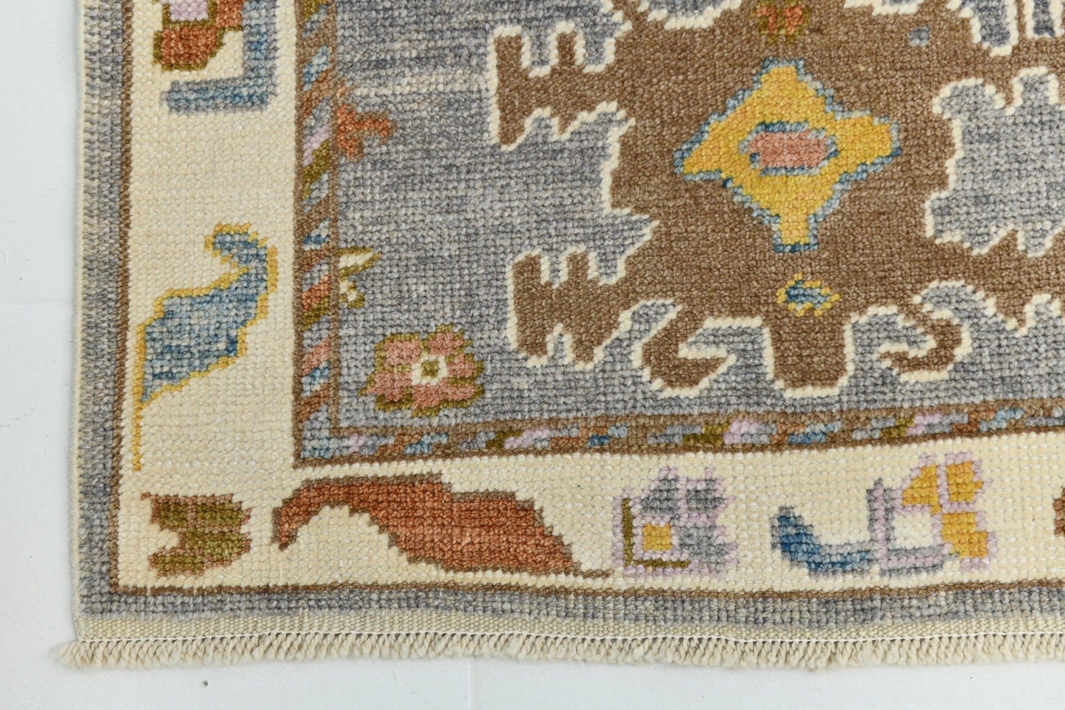 Turkish Vintage Oushak Rug 2’11’’ x 10’11’’