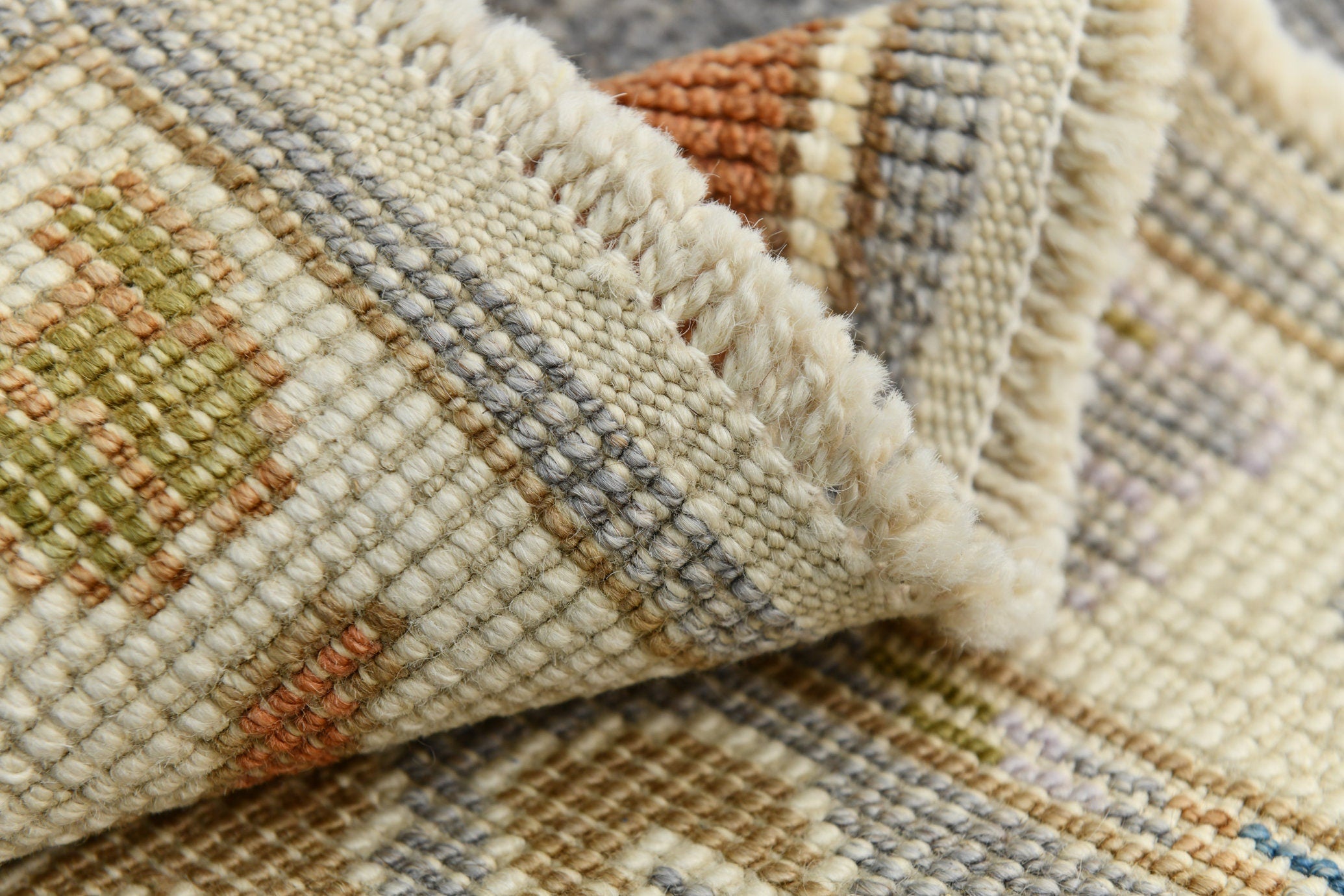 Turkish Vintage Oushak Rug 2’11’’ x 10’11’’