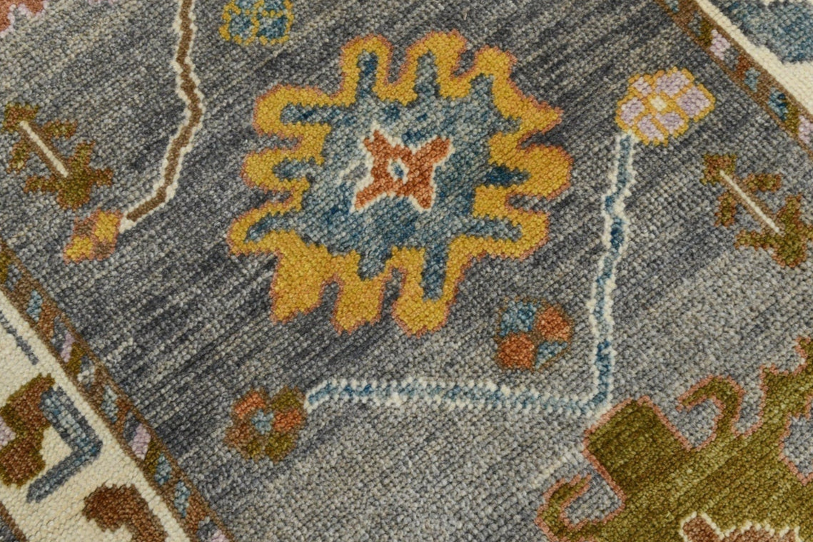 Turkish Vintage Oushak Rug 2’11’’ x 10’11’’