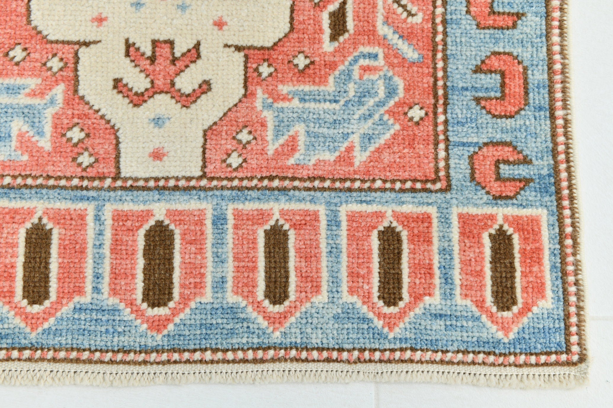 Turkish Vintage Oushak Rug 2’12’’ x 10’2’’