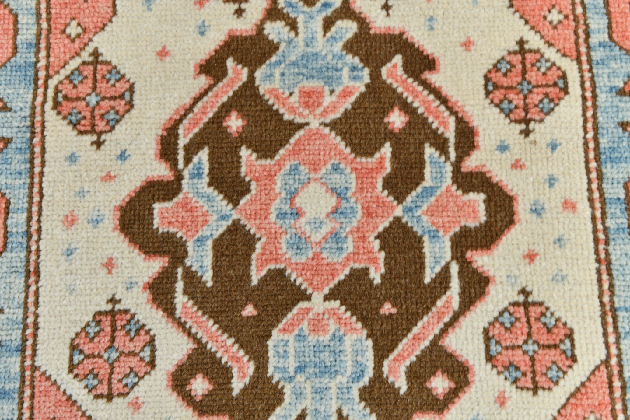 Turkish Vintage Oushak Rug 2’12’’ x 10’2’’