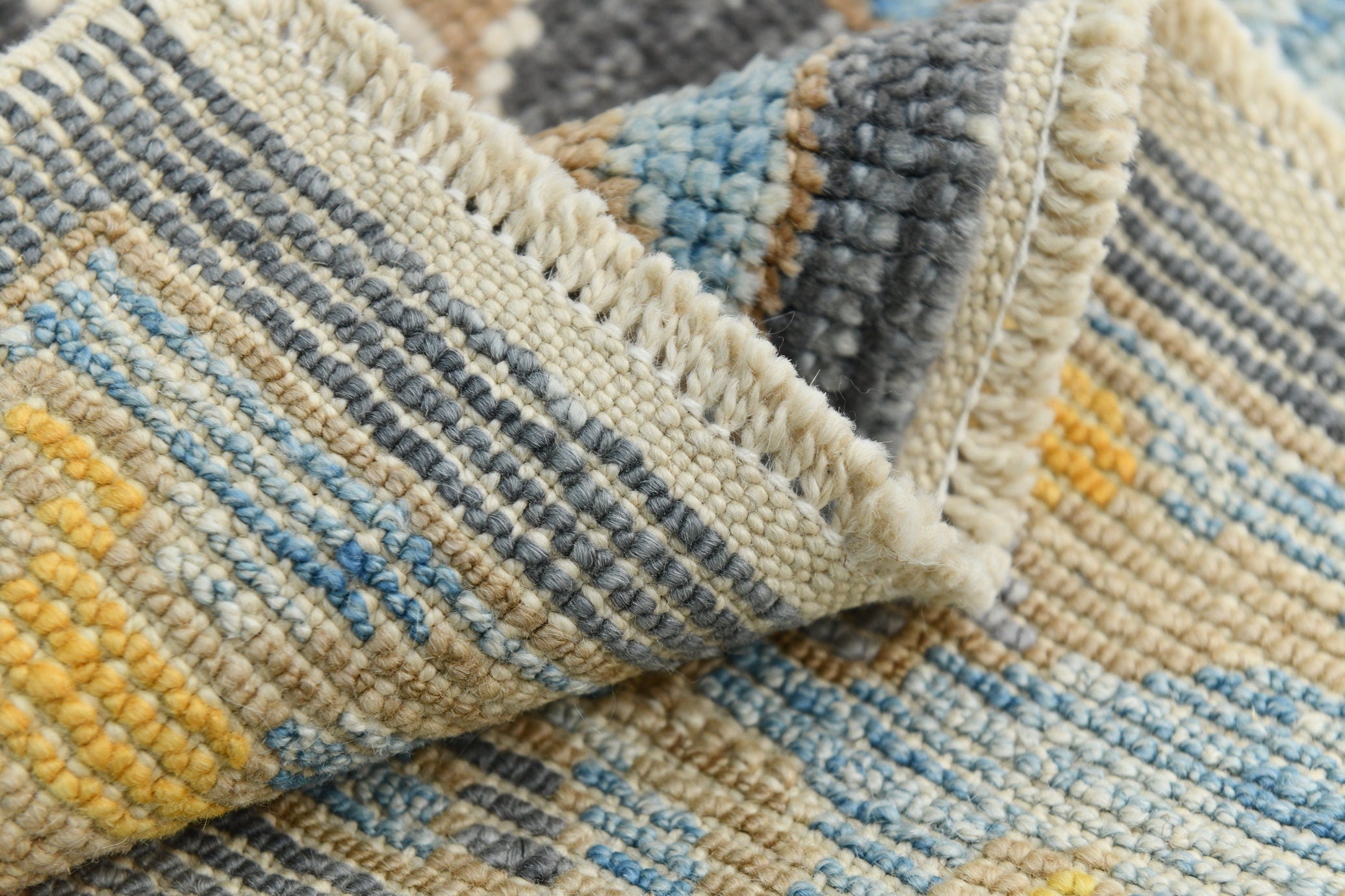 Turkish Vintage Oushak Rug 2’7’’ x 10’5’’