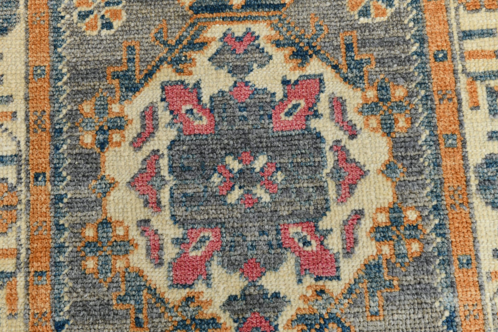 Turkish Vintage Oushak Rug 2’9’’ x 10’1’’