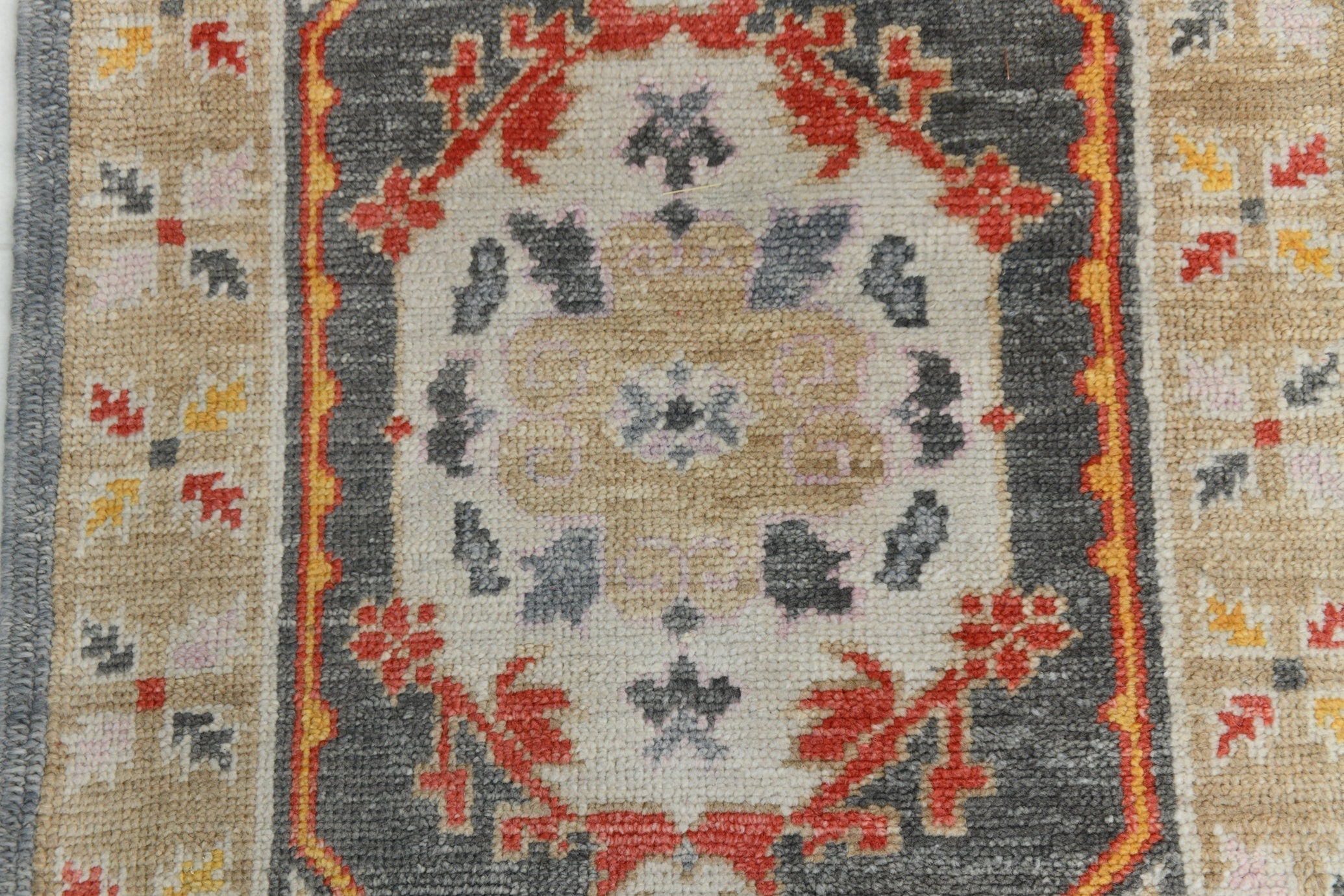 Turkish Vintage Oushak Rug 2’9’ x 14’11’