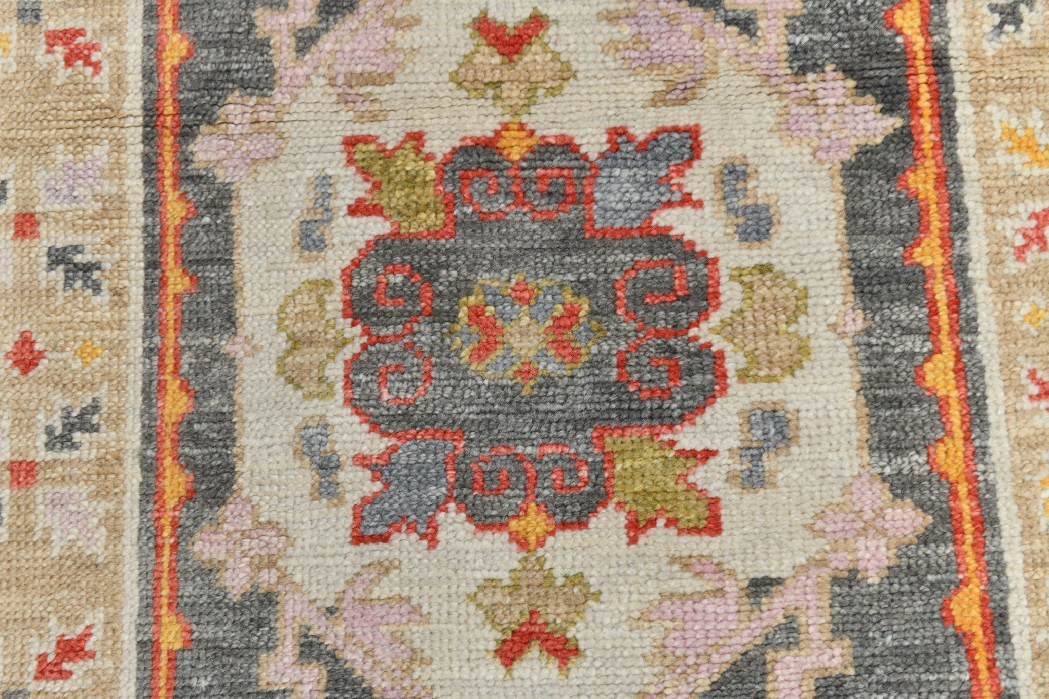 Turkish Vintage Oushak Rug 2’9’ x 14’11’
