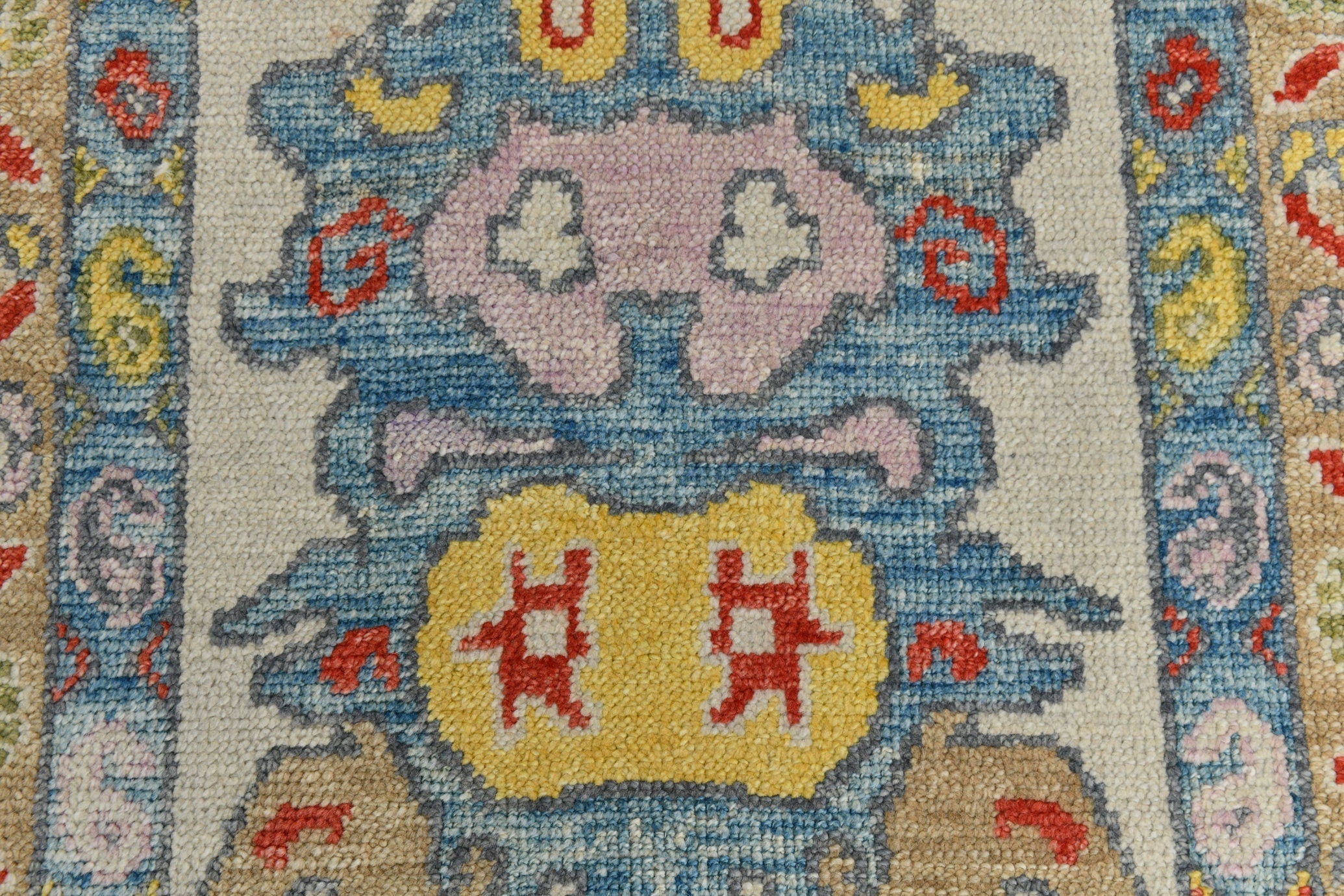 Turkish Vintage Oushak Rug 3’0’ x 13’6’