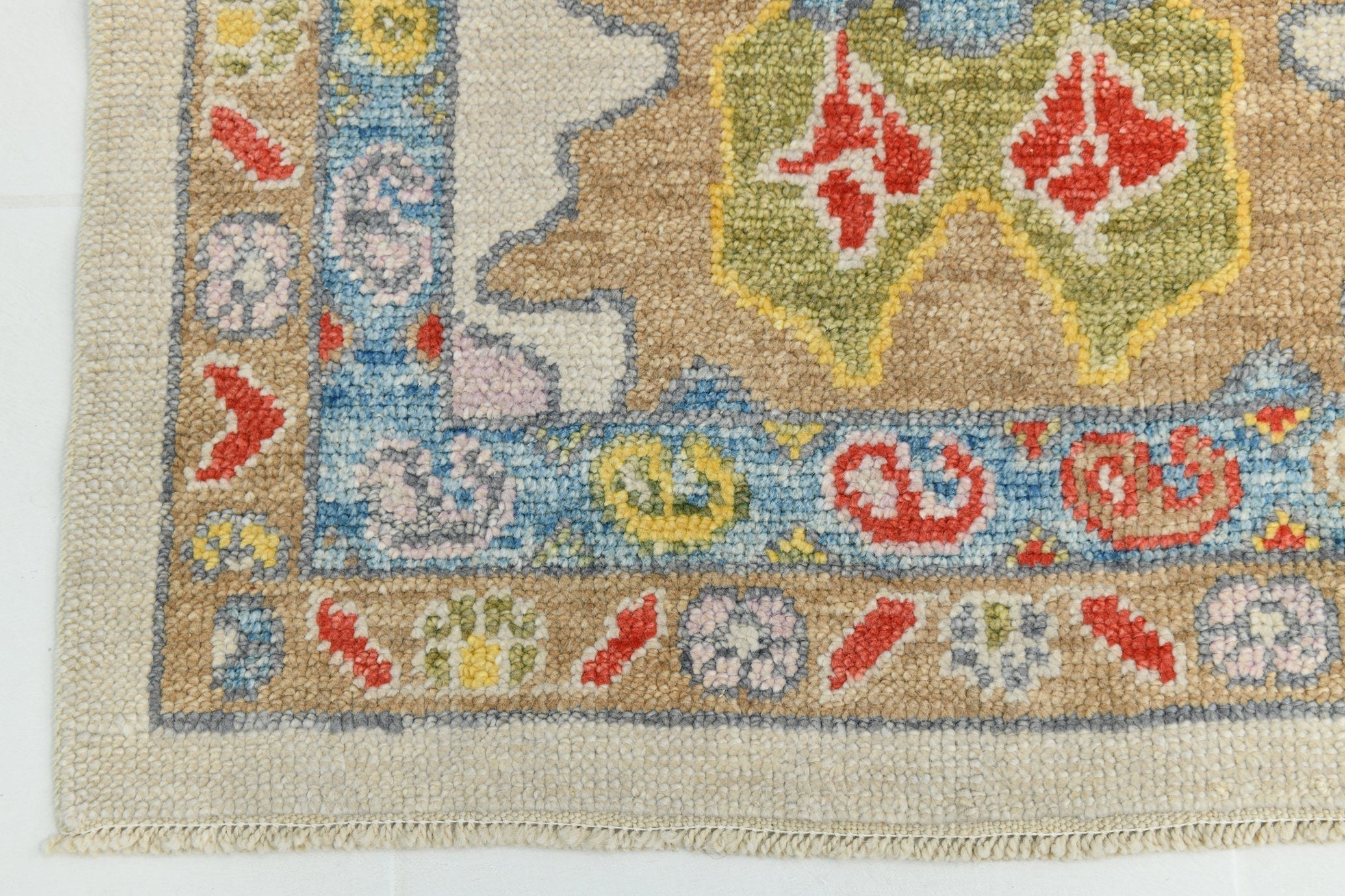 Turkish Vintage Oushak Rug 3’0’ x 13’6’