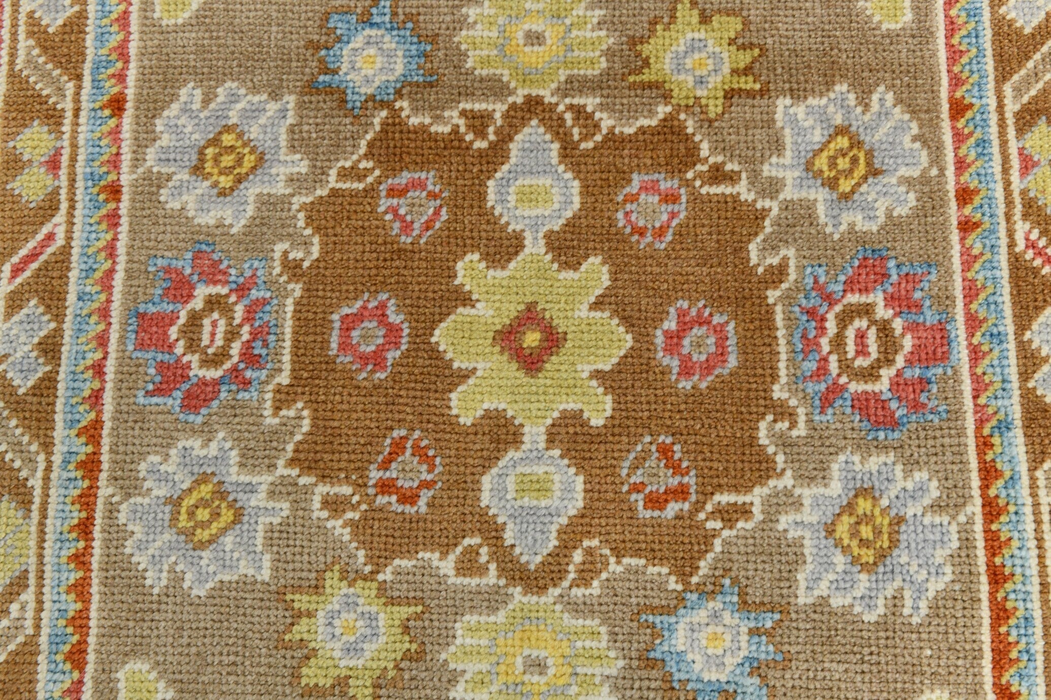 Turkish Vintage Oushak Rug 3’0’ x 15’10’