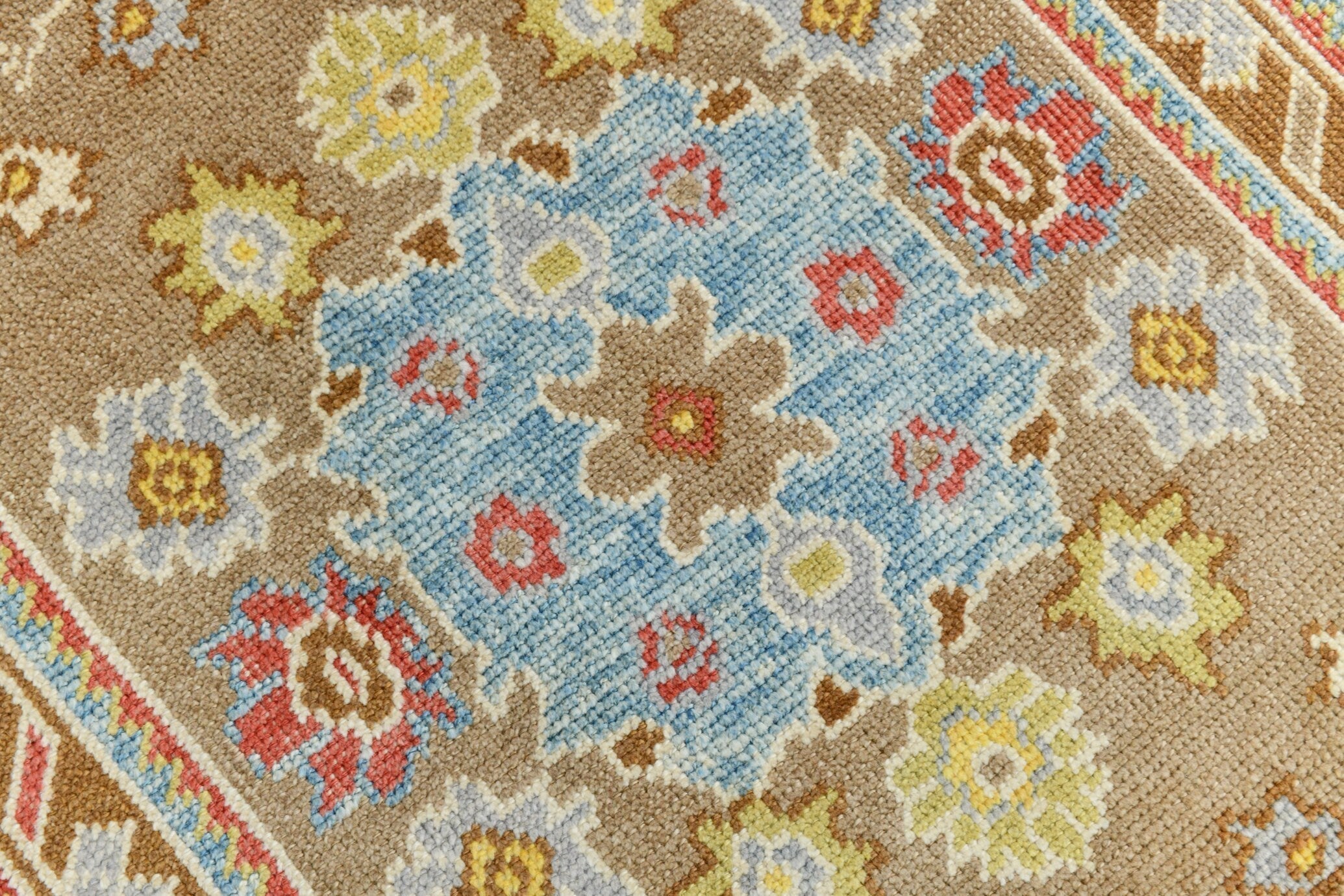Turkish Vintage Oushak Rug 3’0’ x 15’10’