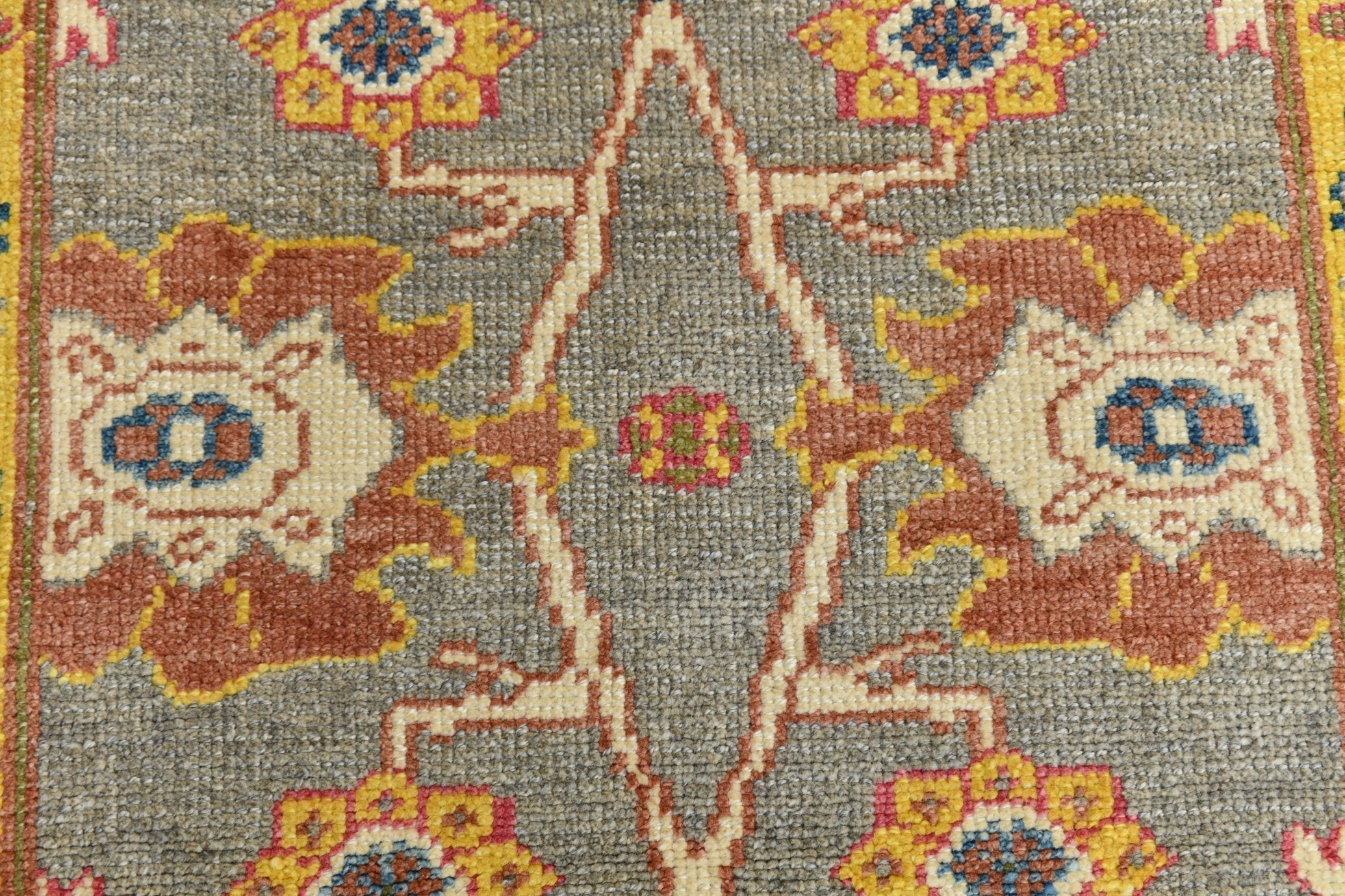 Turkish Vintage Oushak Rug 3’1’ x 12’8’