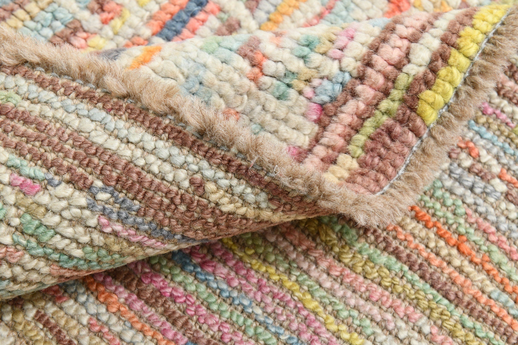 Turkish Vintage Oushak Rug 9’3’ x 12’4’