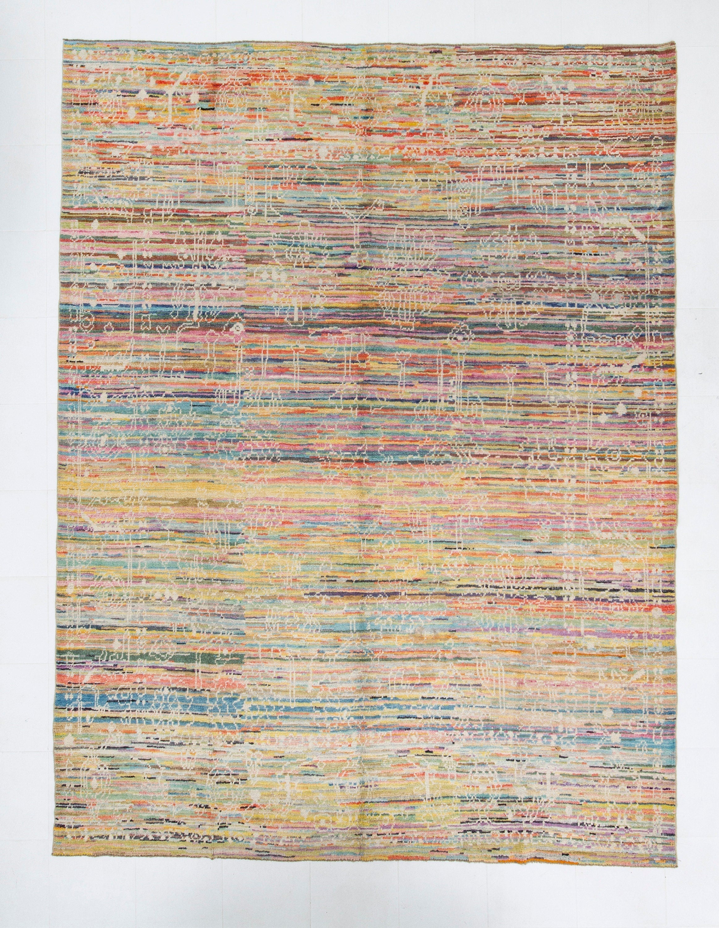 Turkish Vintage Oushak Rug 9’3’ x 12’4’