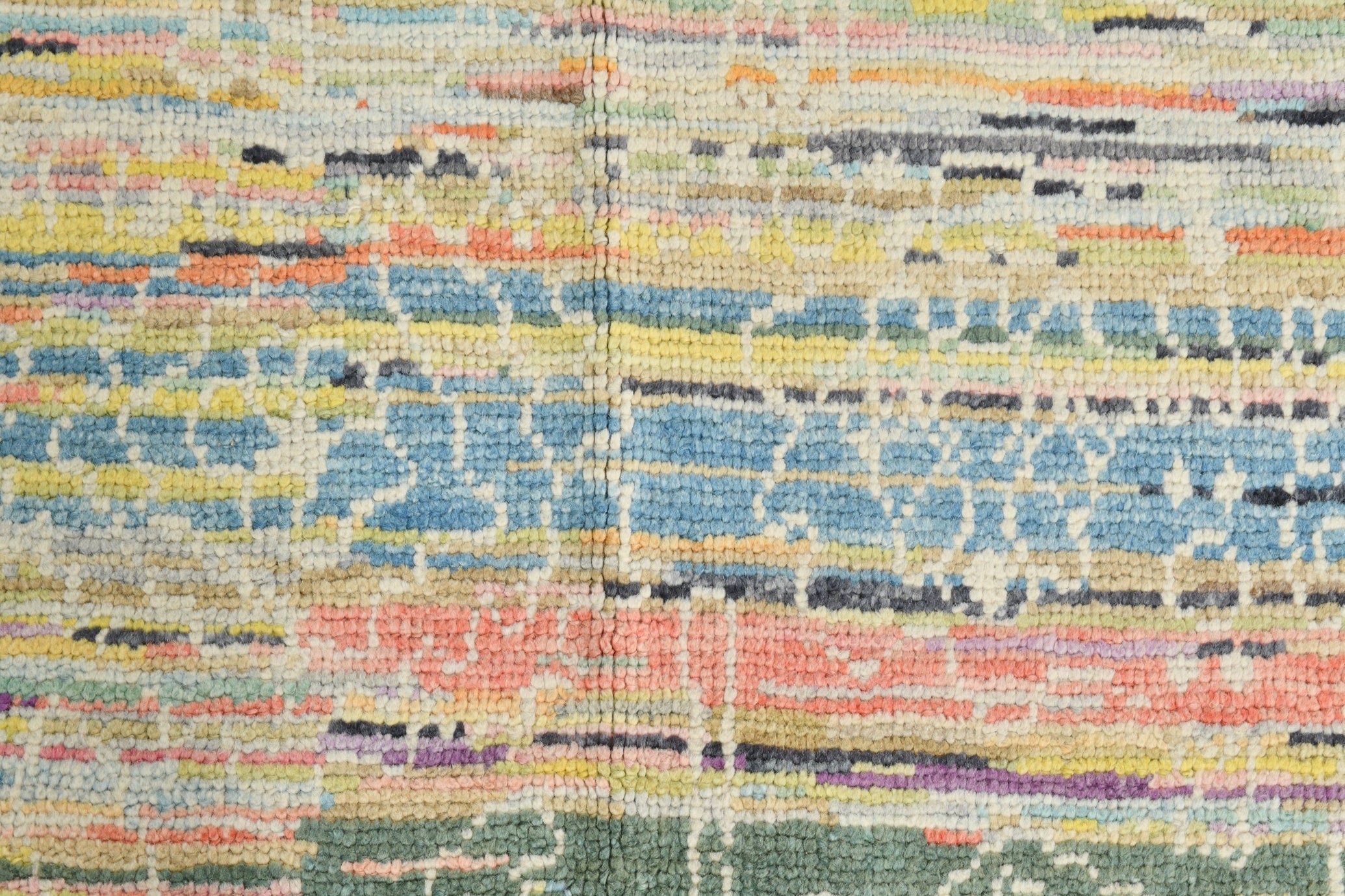 Turkish Vintage Oushak Rug 9’3’ x 12’4’