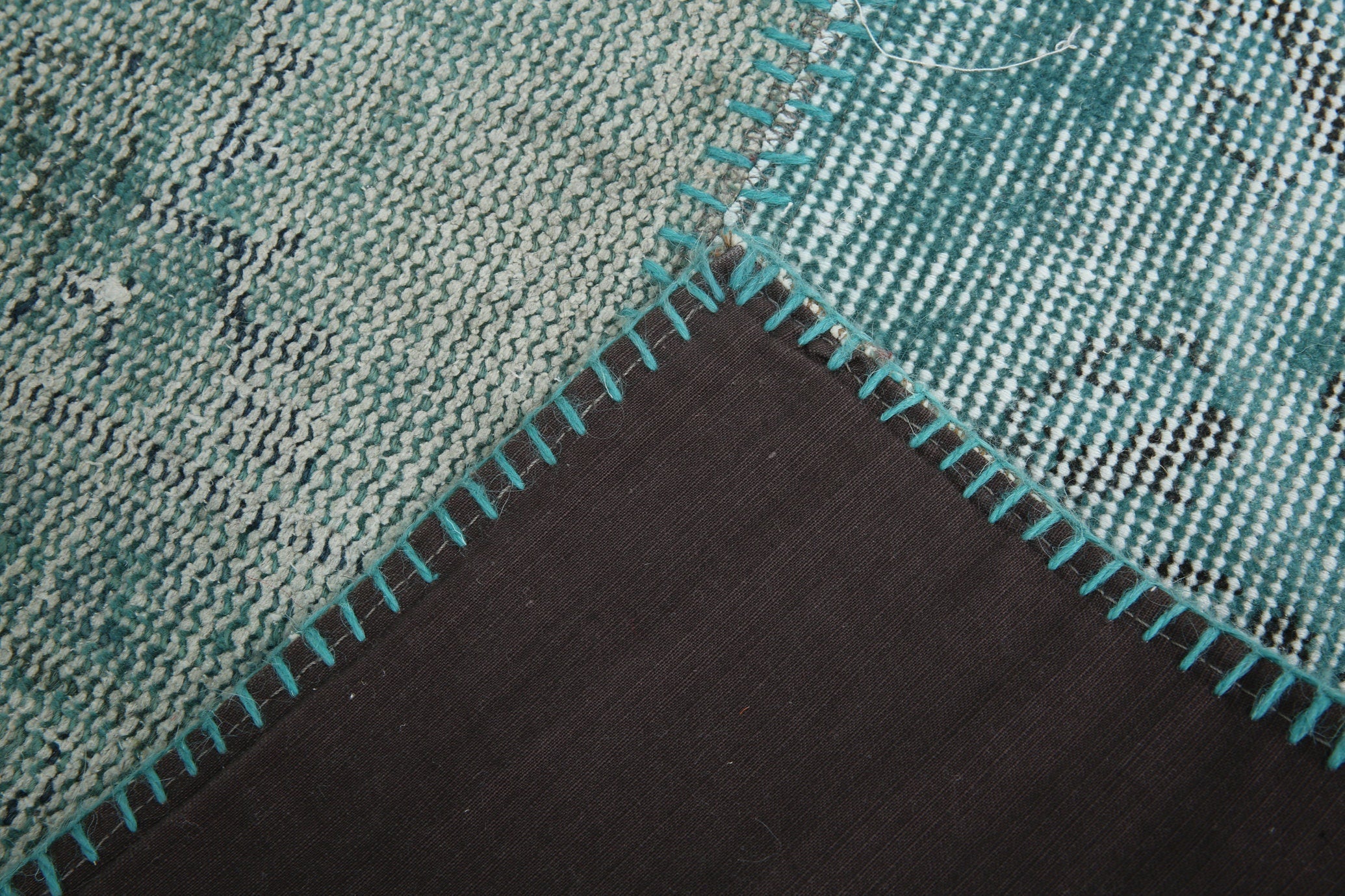 Turkish Vintage Patchwork Rug 10’1’ x 2’7’