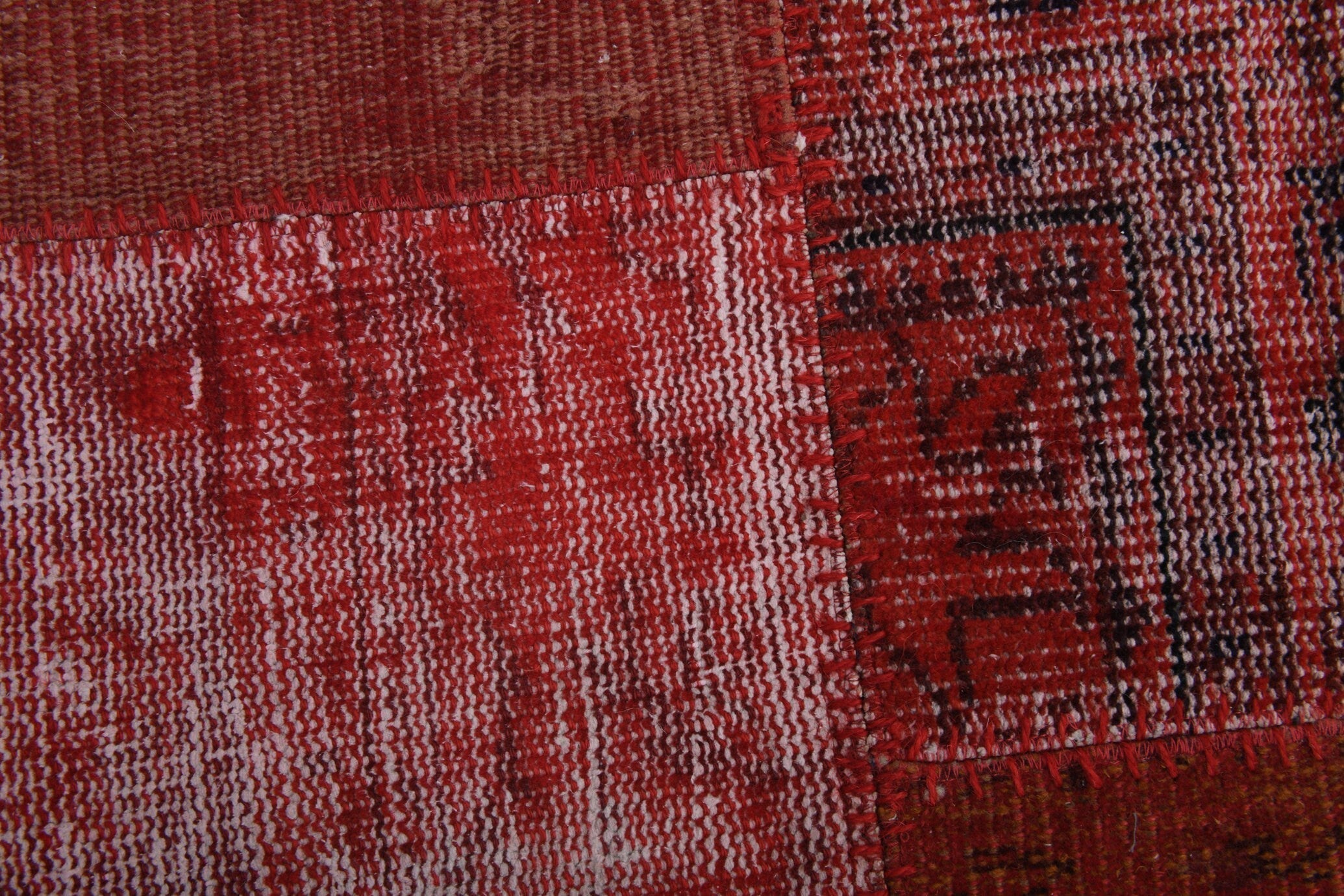 Turkish Vintage Patchwork Rug 11’5’ x 5’9’
