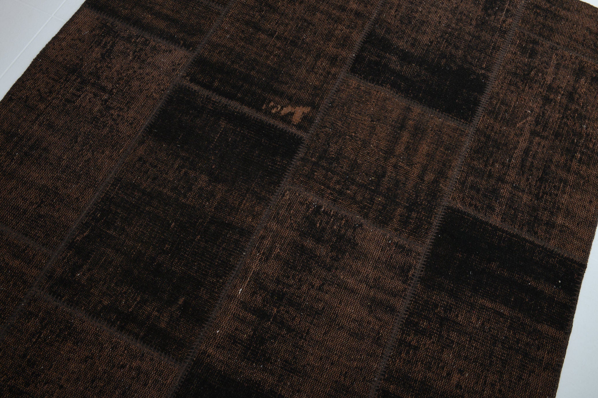 Turkish Vintage Patchwork Rug 5’4’ x 6’7’