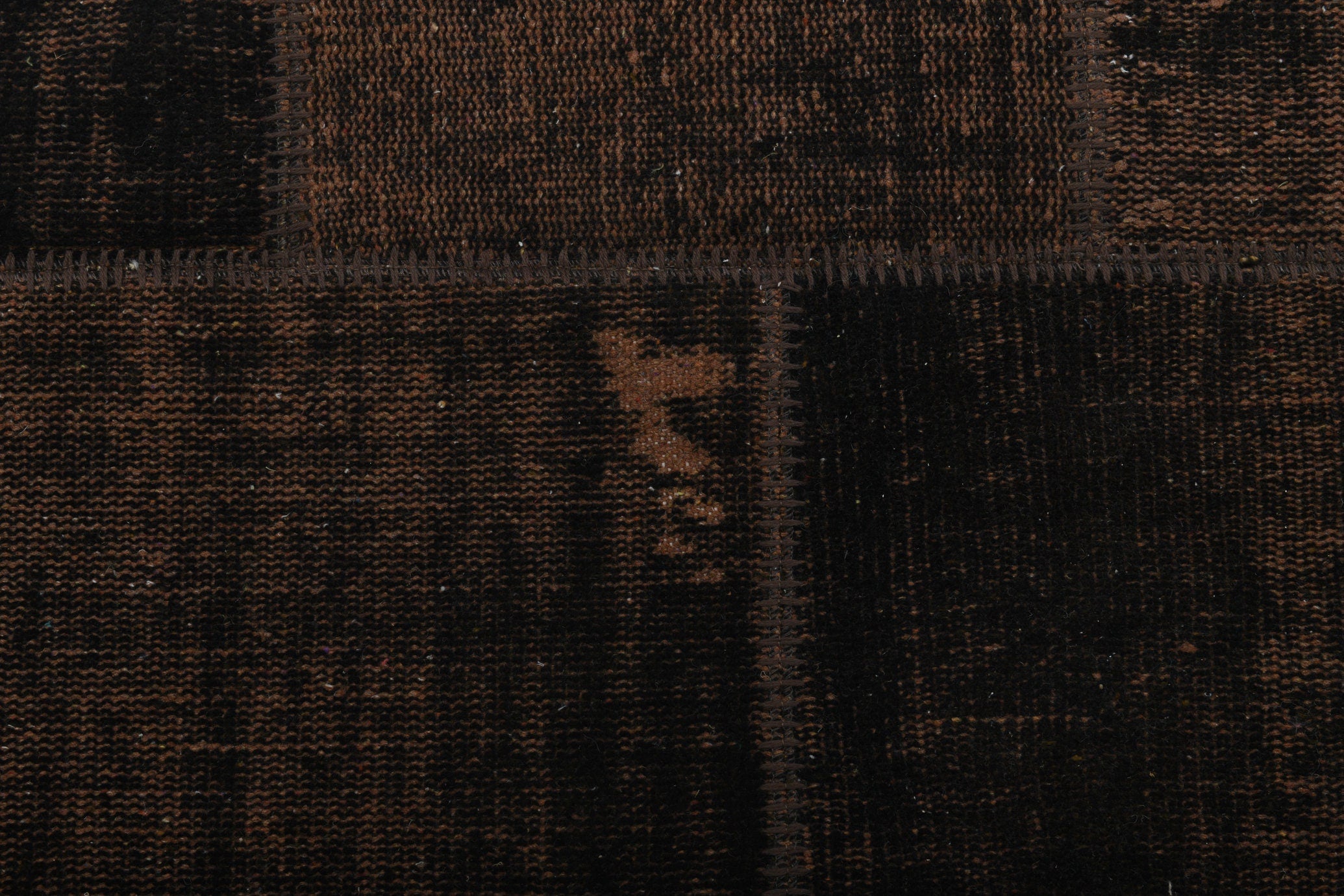 Turkish Vintage Patchwork Rug 5’4’ x 6’7’