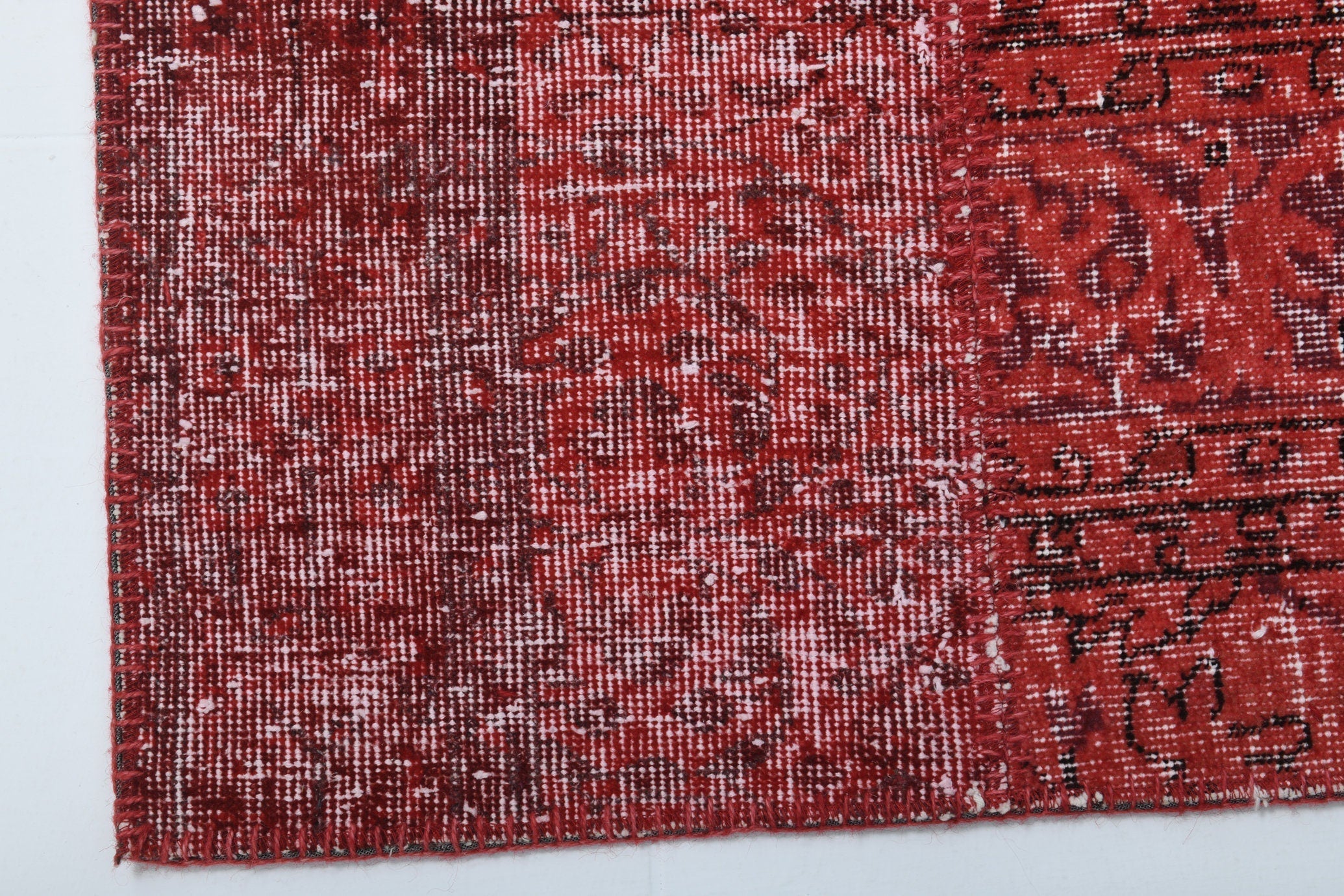 Turkish Vintage Patchwork Rug 5’7’ x 7’11’