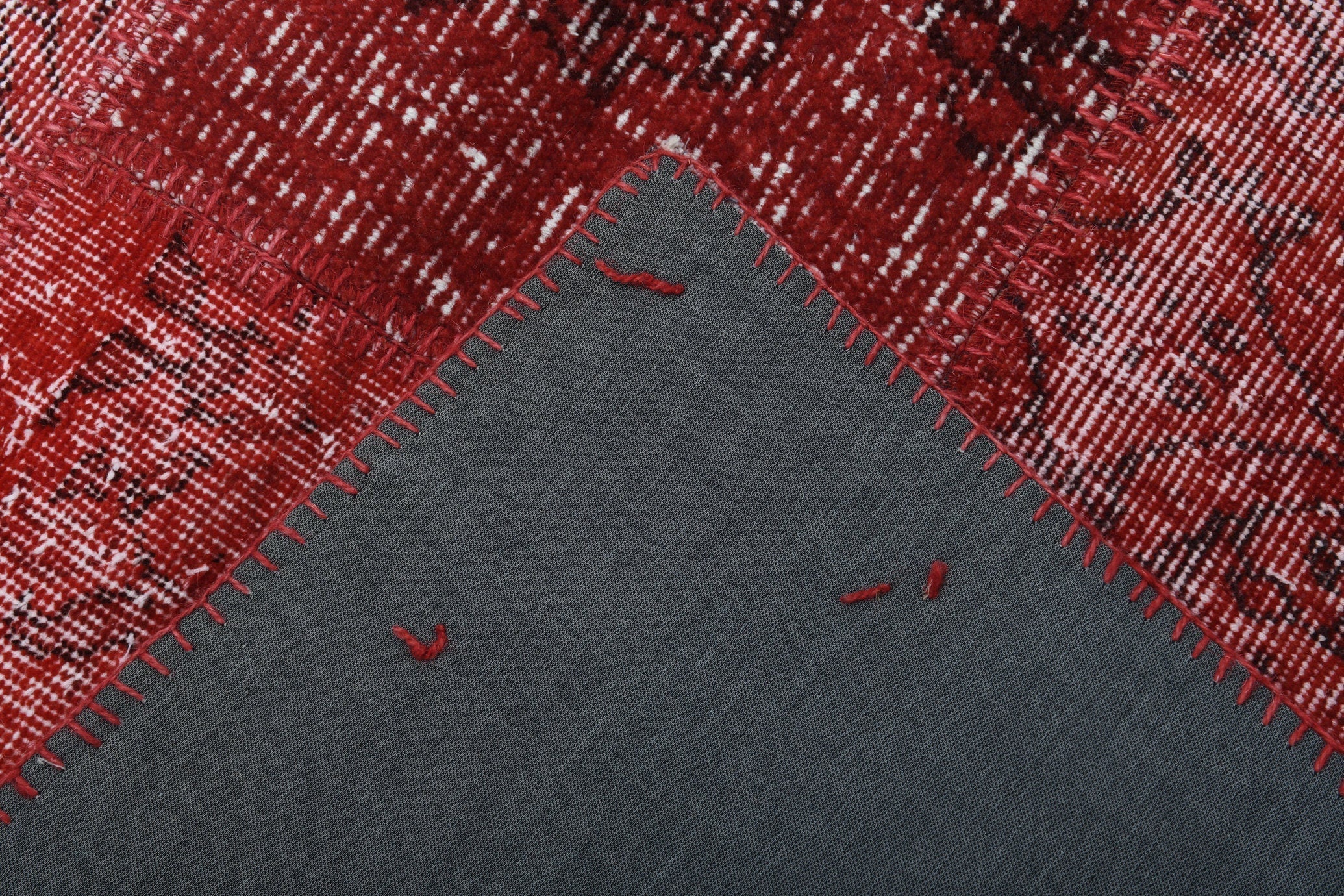 Turkish Vintage Patchwork Rug 5’7’ x 7’11’