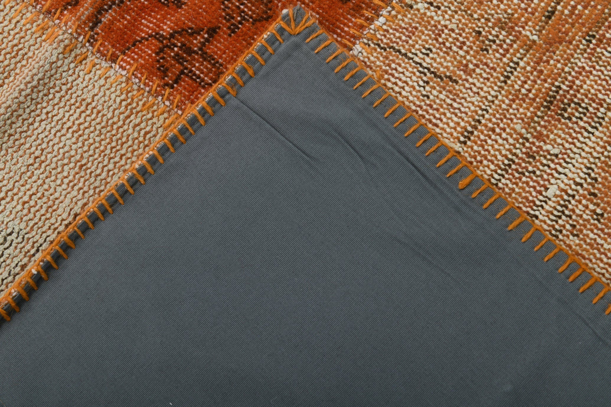 Turkish Vintage Patchwork Rug 7’12’ x 5’9’