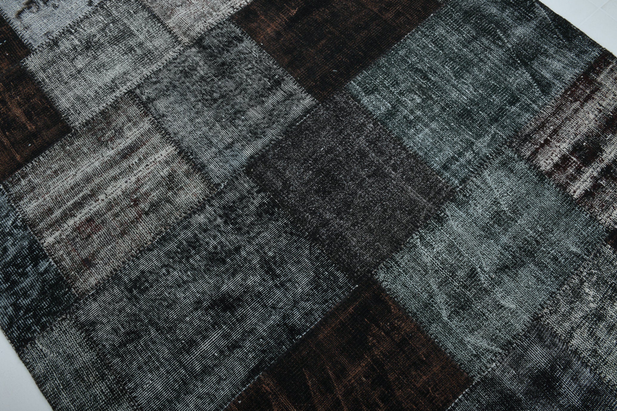 Turkish Vintage Patchwork Rug 8’0’ x 5’11’