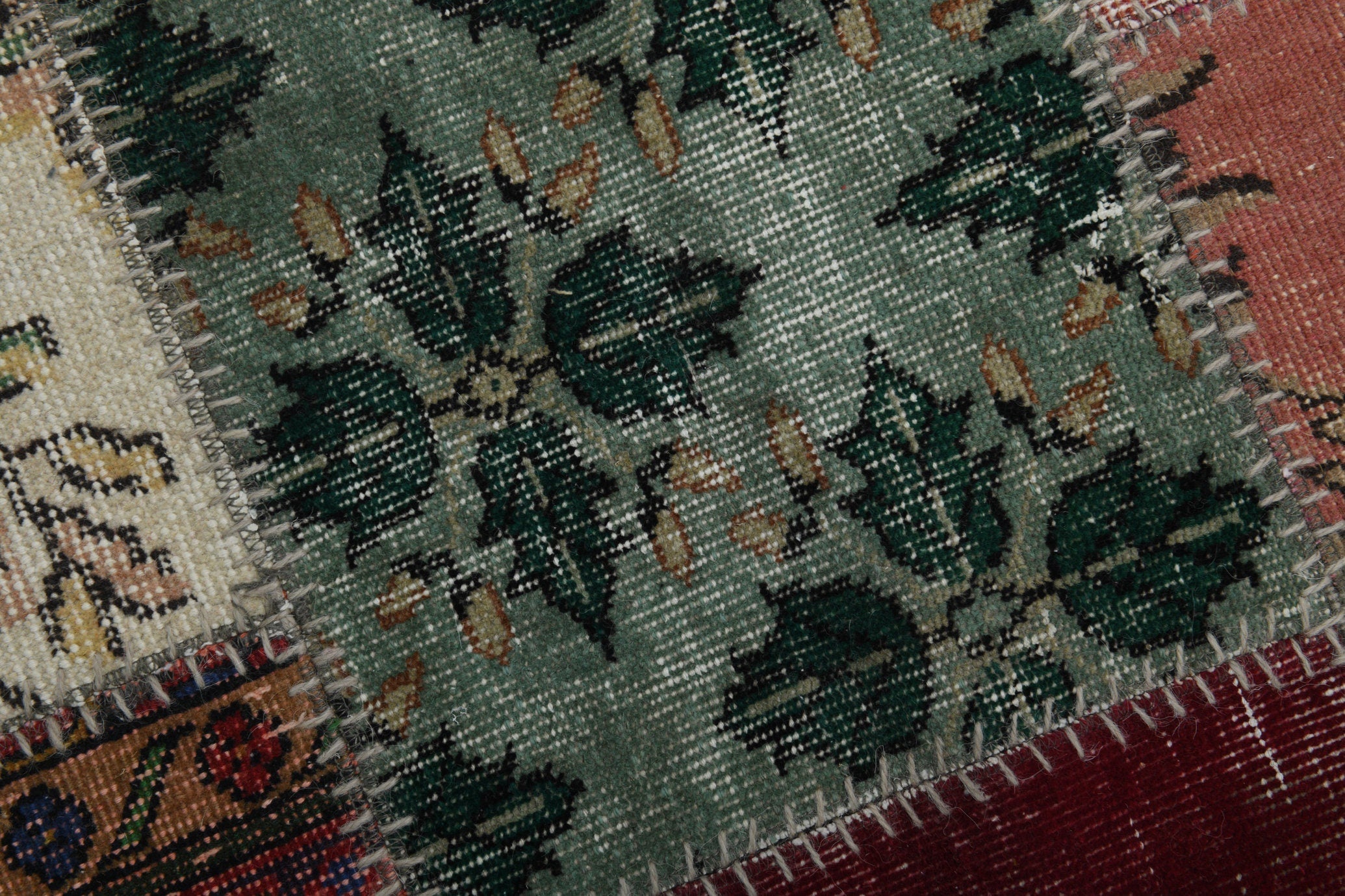 Turkish Vintage Patchwork Rug 8’0’ x 5’9’
