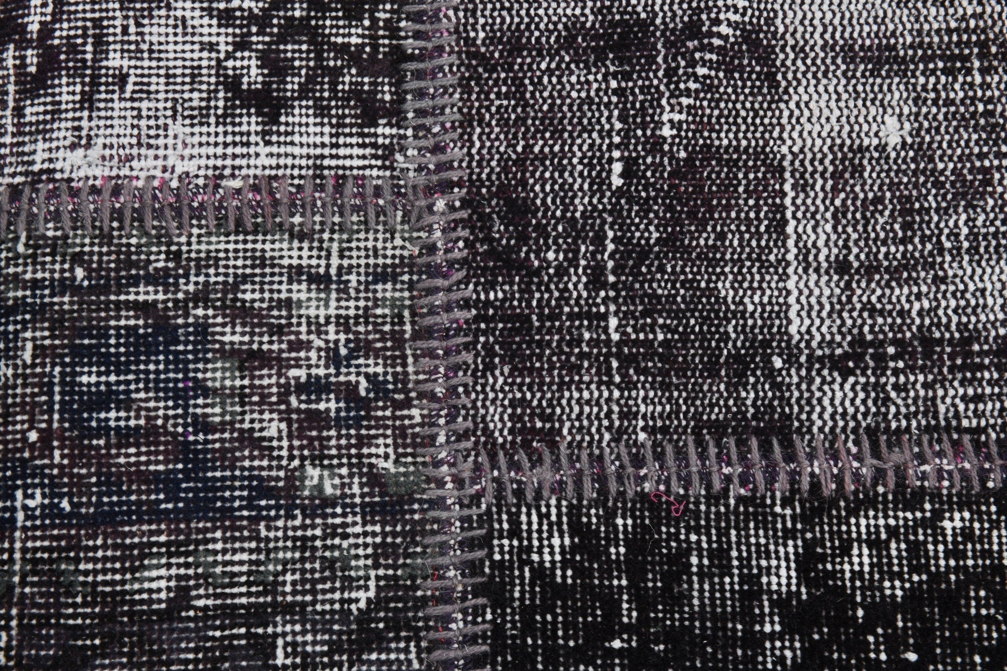 Turkish Vintage Patchwork Rug 9’11’ x 6’8’