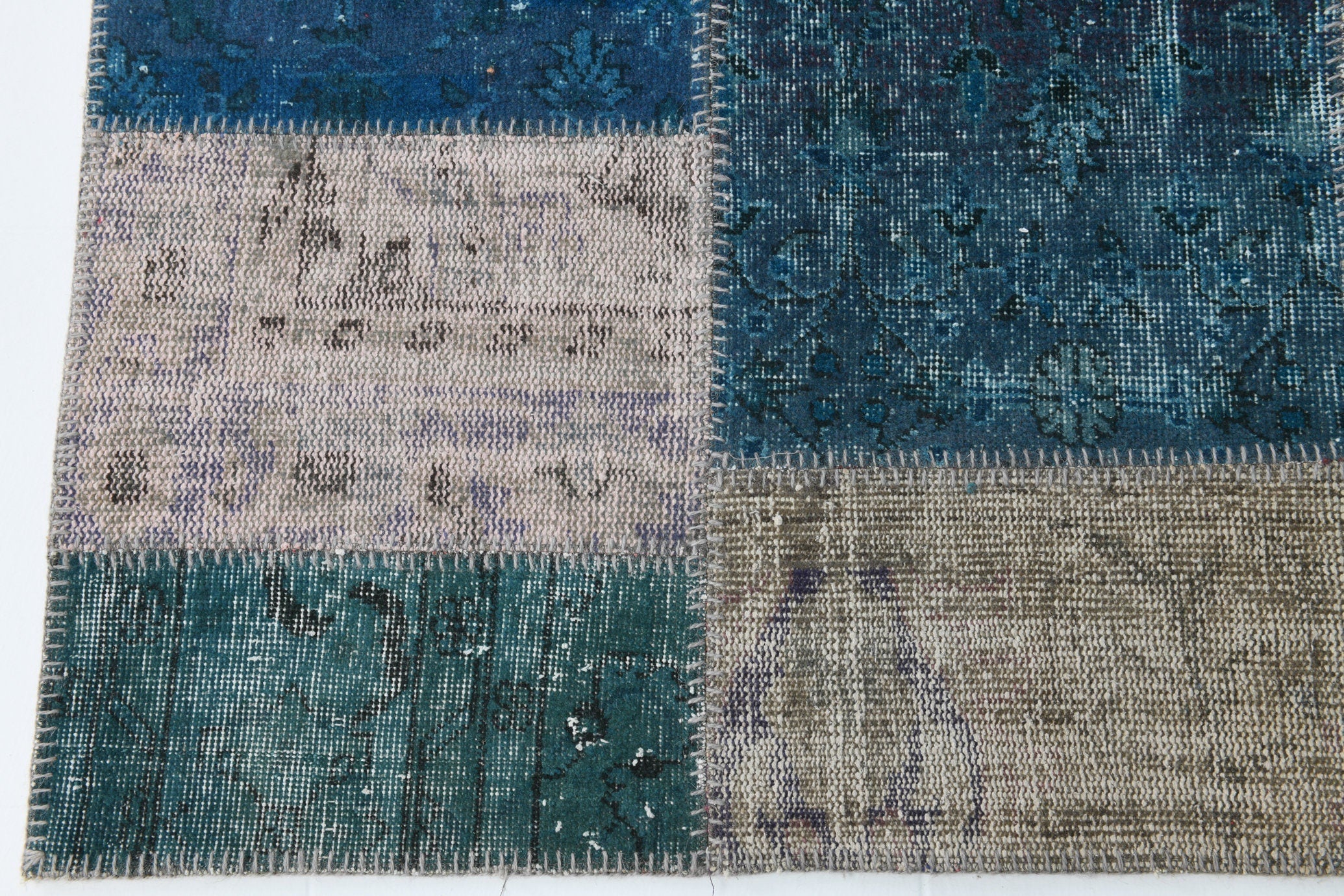 Turkish Vintage Patchwork Rug 9’11’ x 7’0’