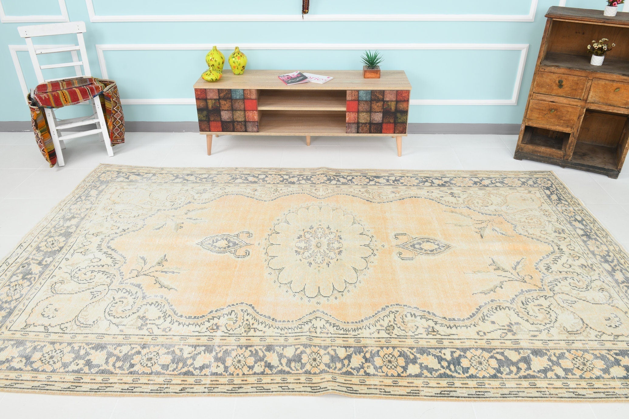 Turkish Vintage Rug 10’0’ x 5’11’