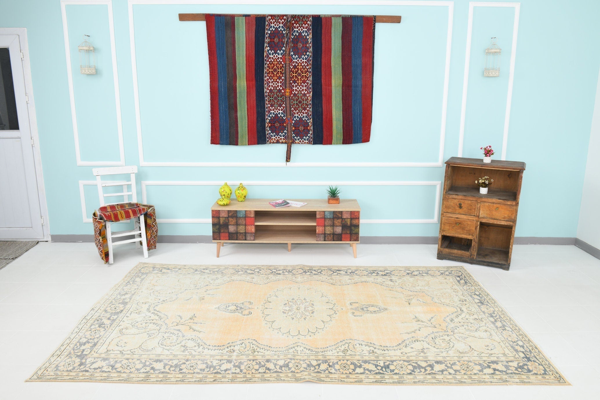 Turkish Vintage Rug 10’0’ x 5’11’