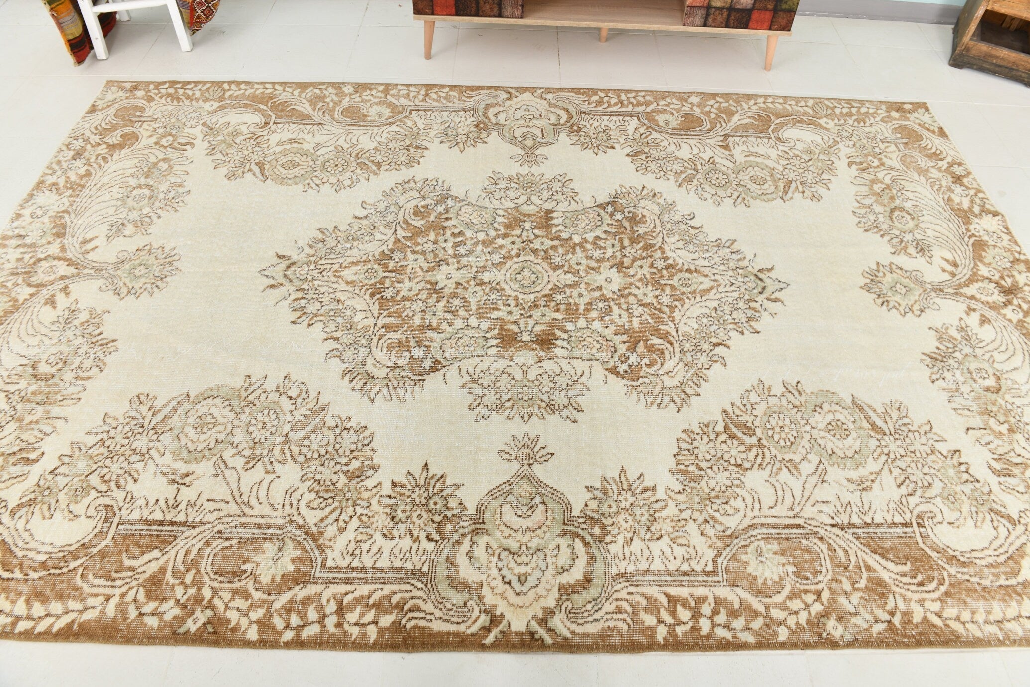 Turkish Vintage Rug 10’1’ x 6’6’