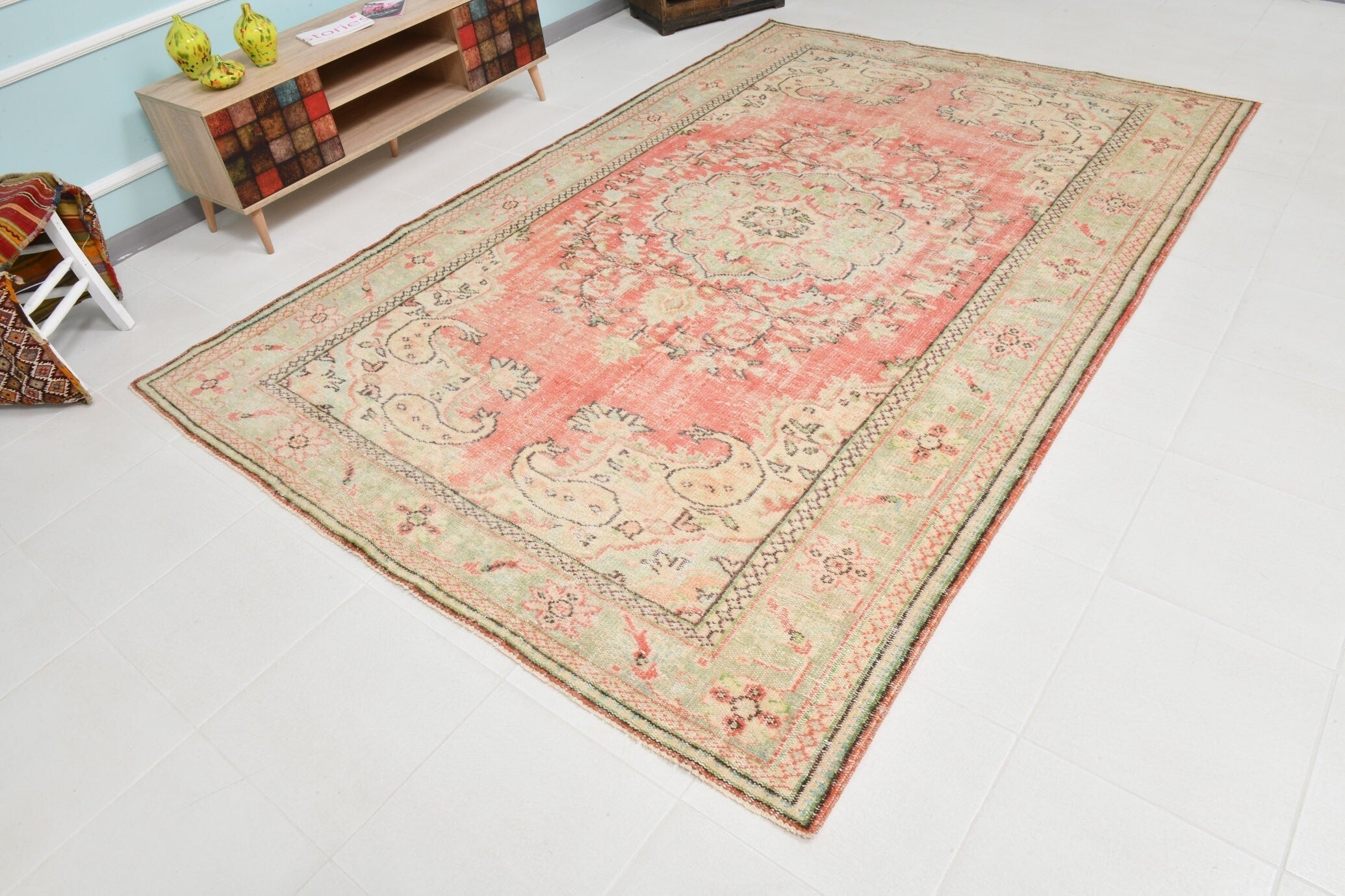 Turkish Vintage Rug 10’3’ x 6’10’