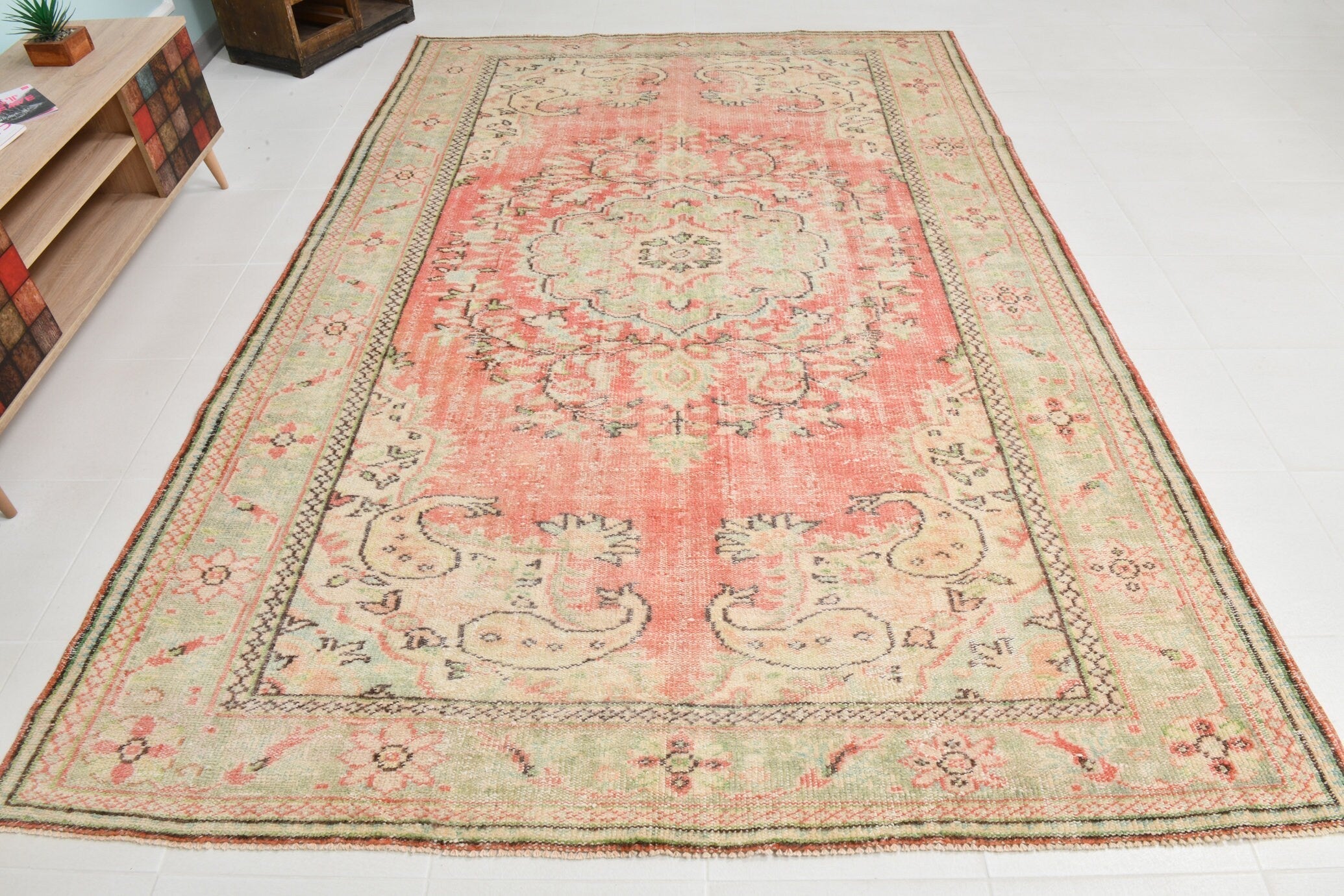 Turkish Vintage Rug 10’3’ x 6’10’
