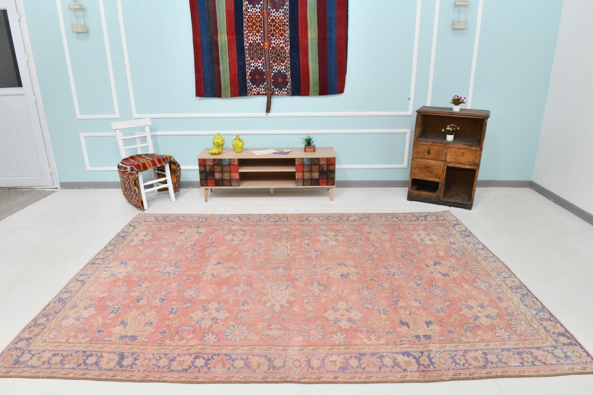Turkish Vintage Rug 10’3’ x 7’1’