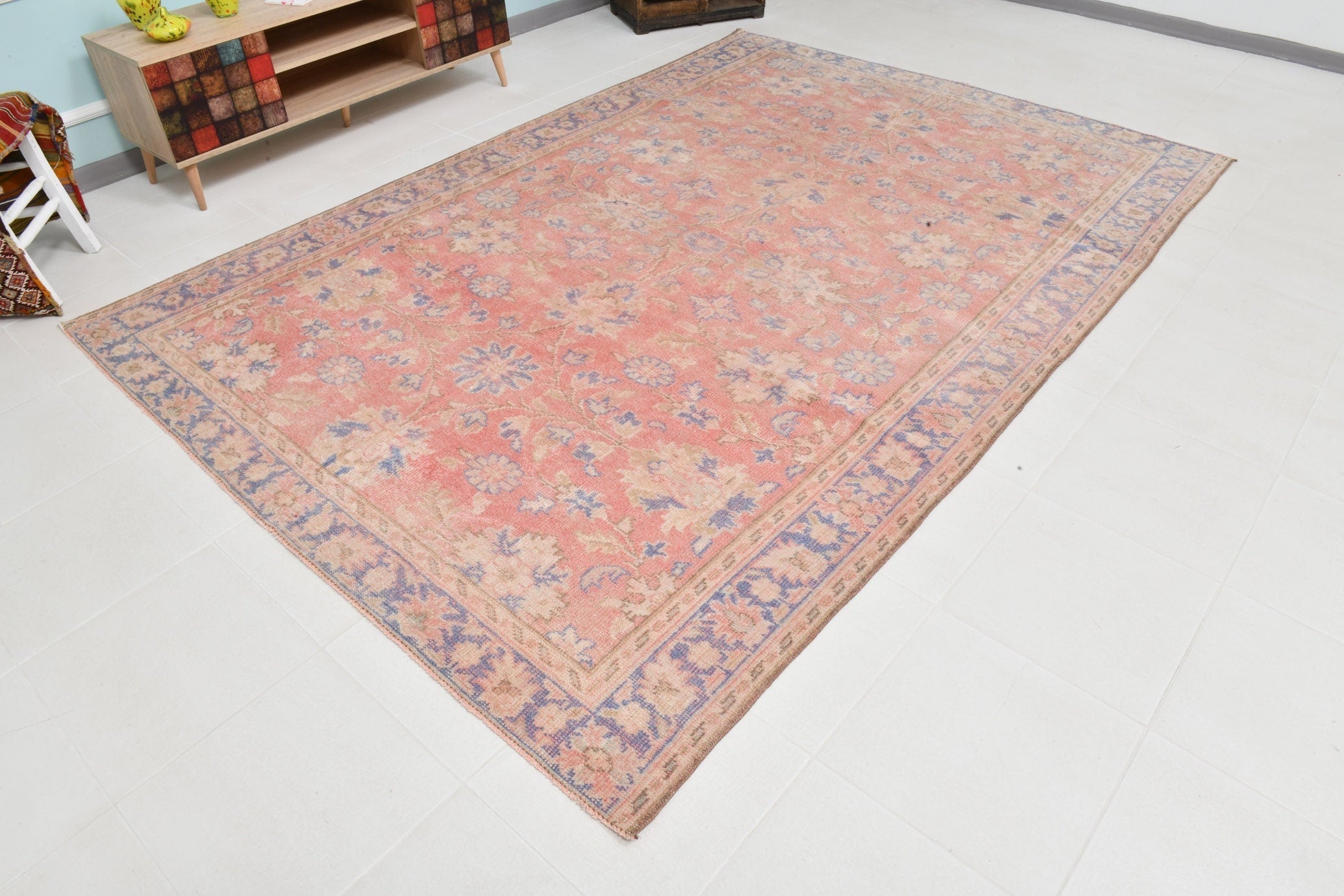 Turkish Vintage Rug 10’3’ x 7’1’