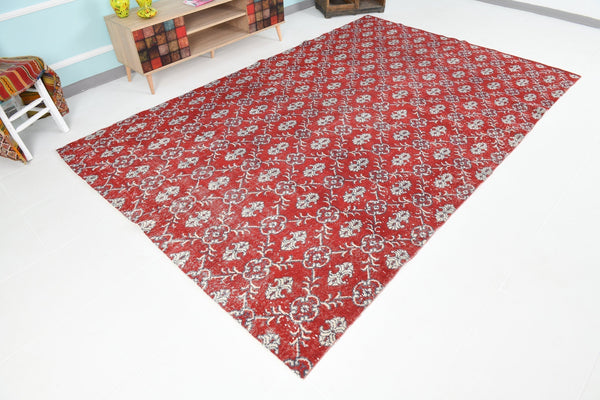 Turkish Vintage Rug 10’6’ x 6’9’