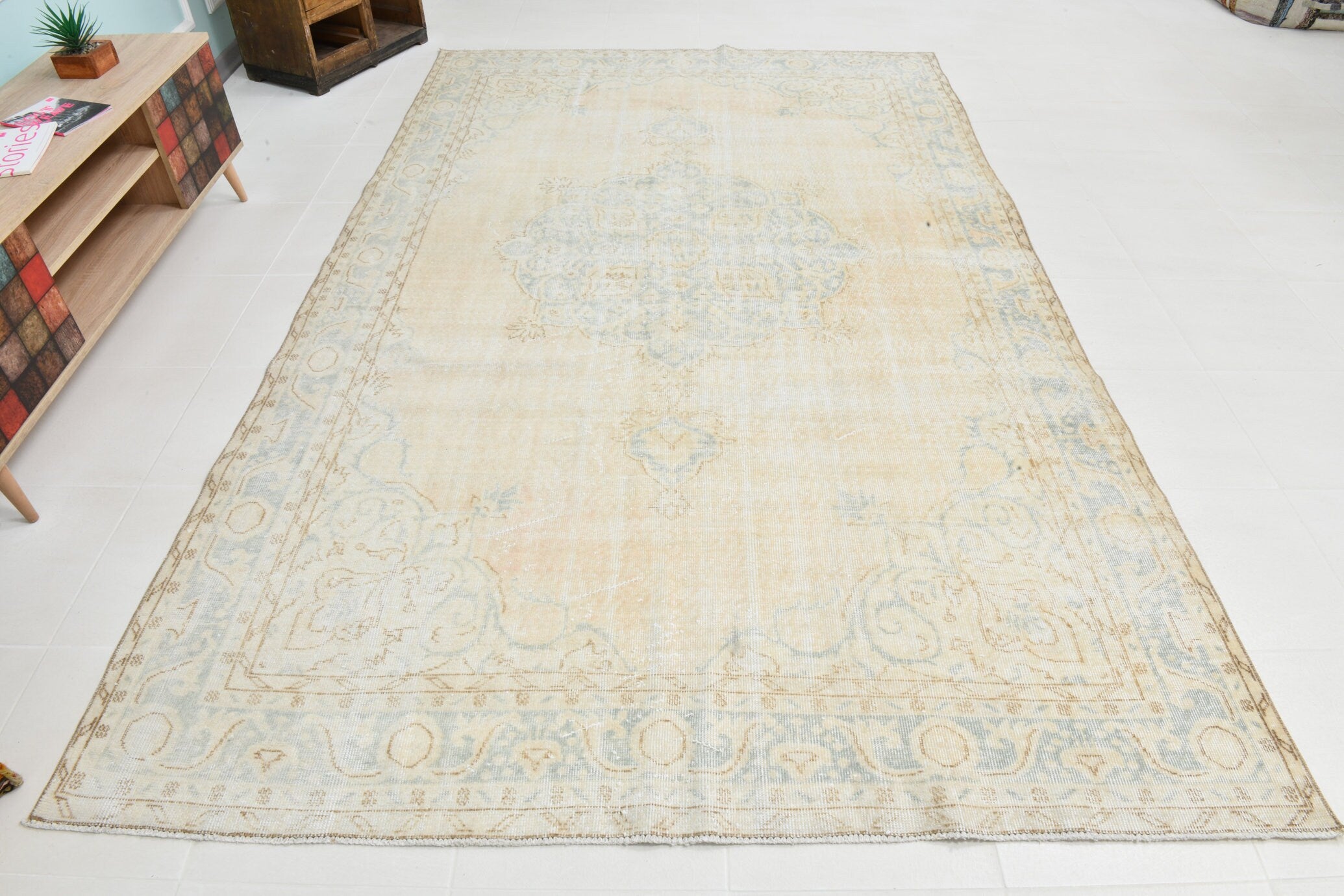Turkish Vintage Rug 10’7’’ x 6’7’’