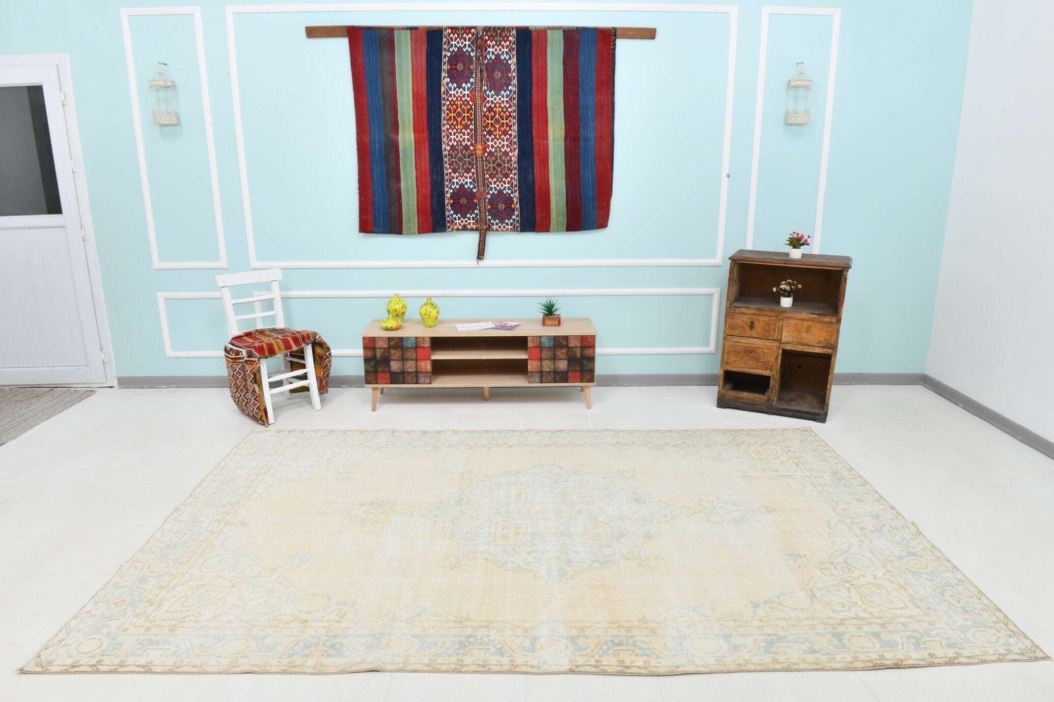 Turkish Vintage Rug 10’7’’ x 6’7’’