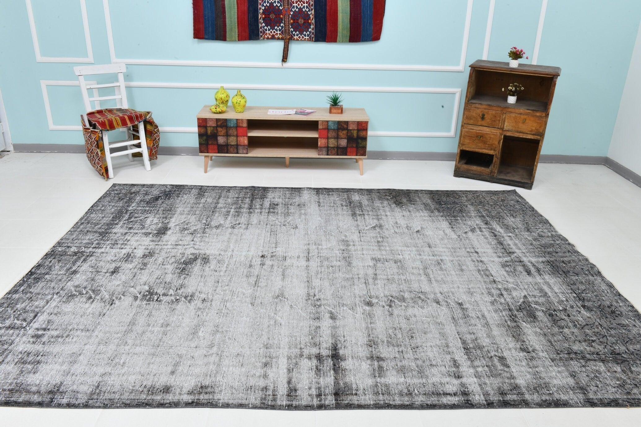 Turkish Vintage Rug 10’8’ x 7’10’