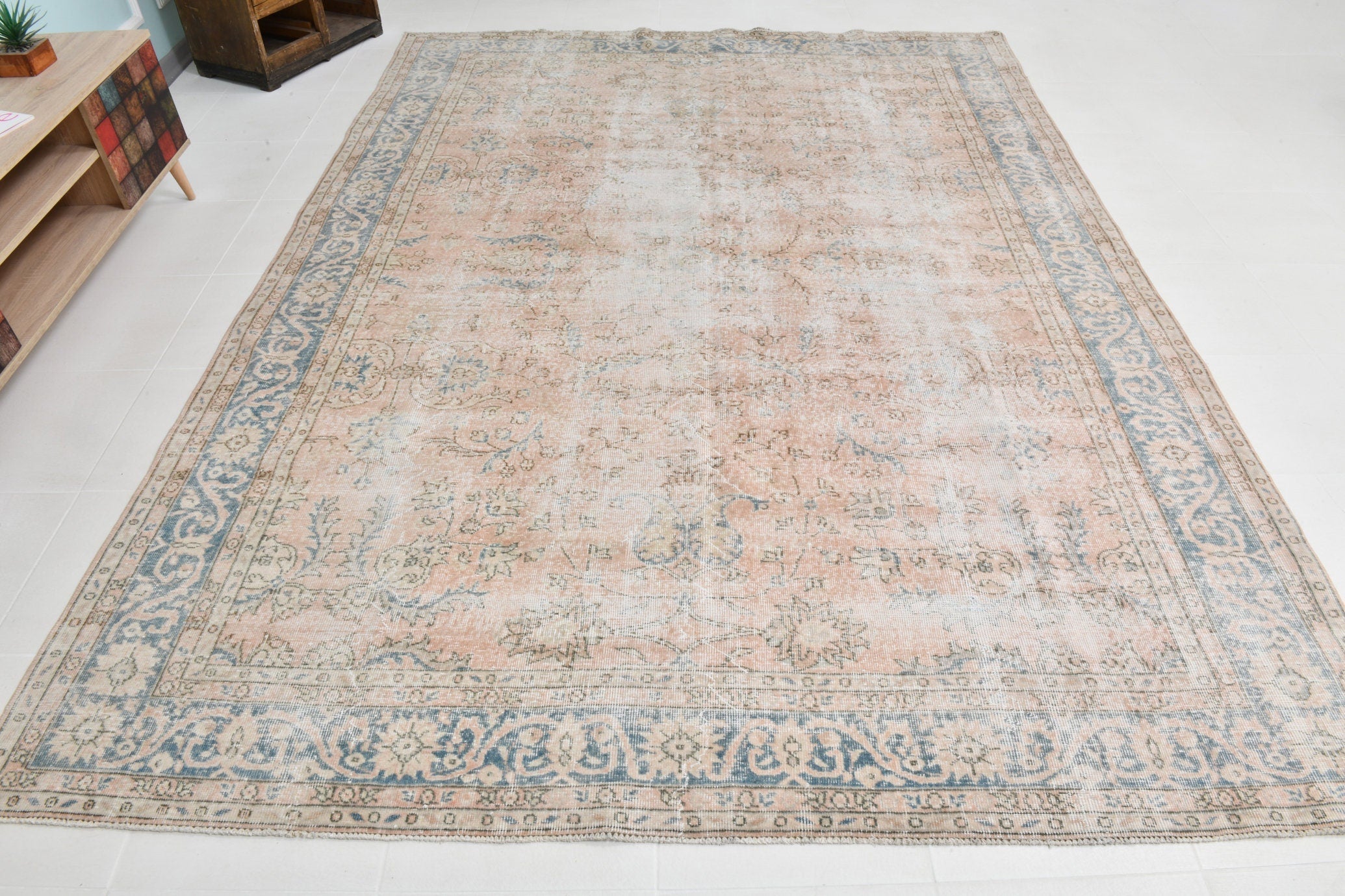 Turkish Vintage Rug 10’8’ x 7’10’