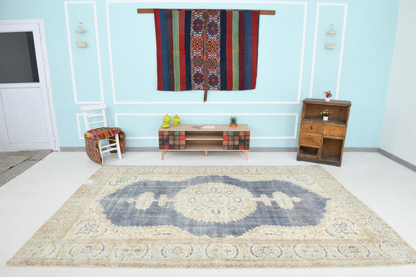 Turkish Vintage Rug 10’9’ x 7’2’