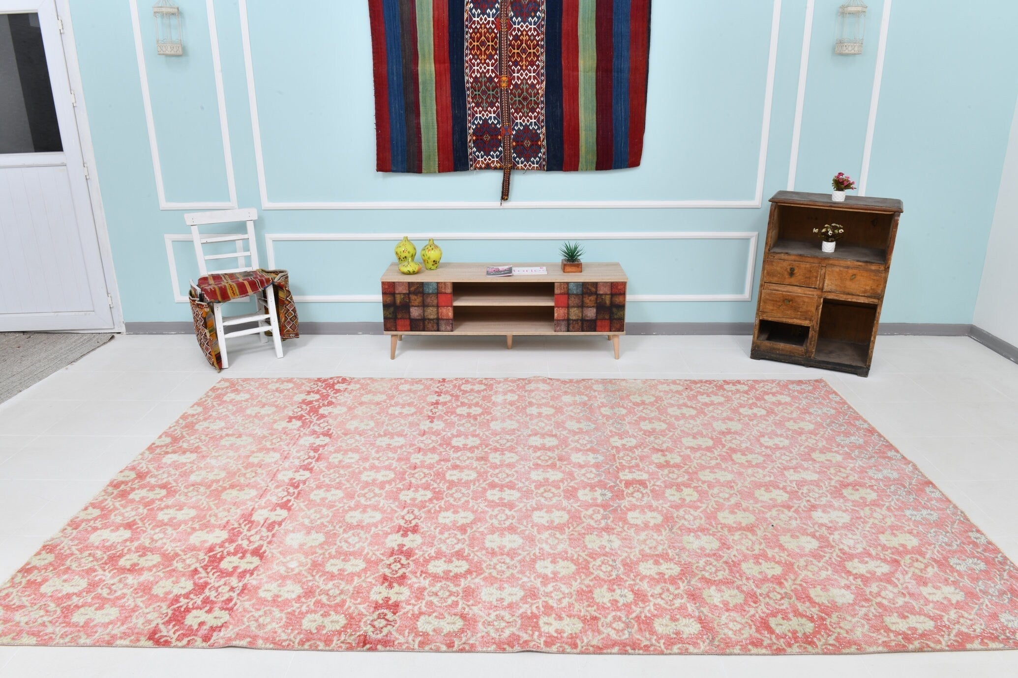 Turkish Vintage Rug 11’1’ x 6’9’