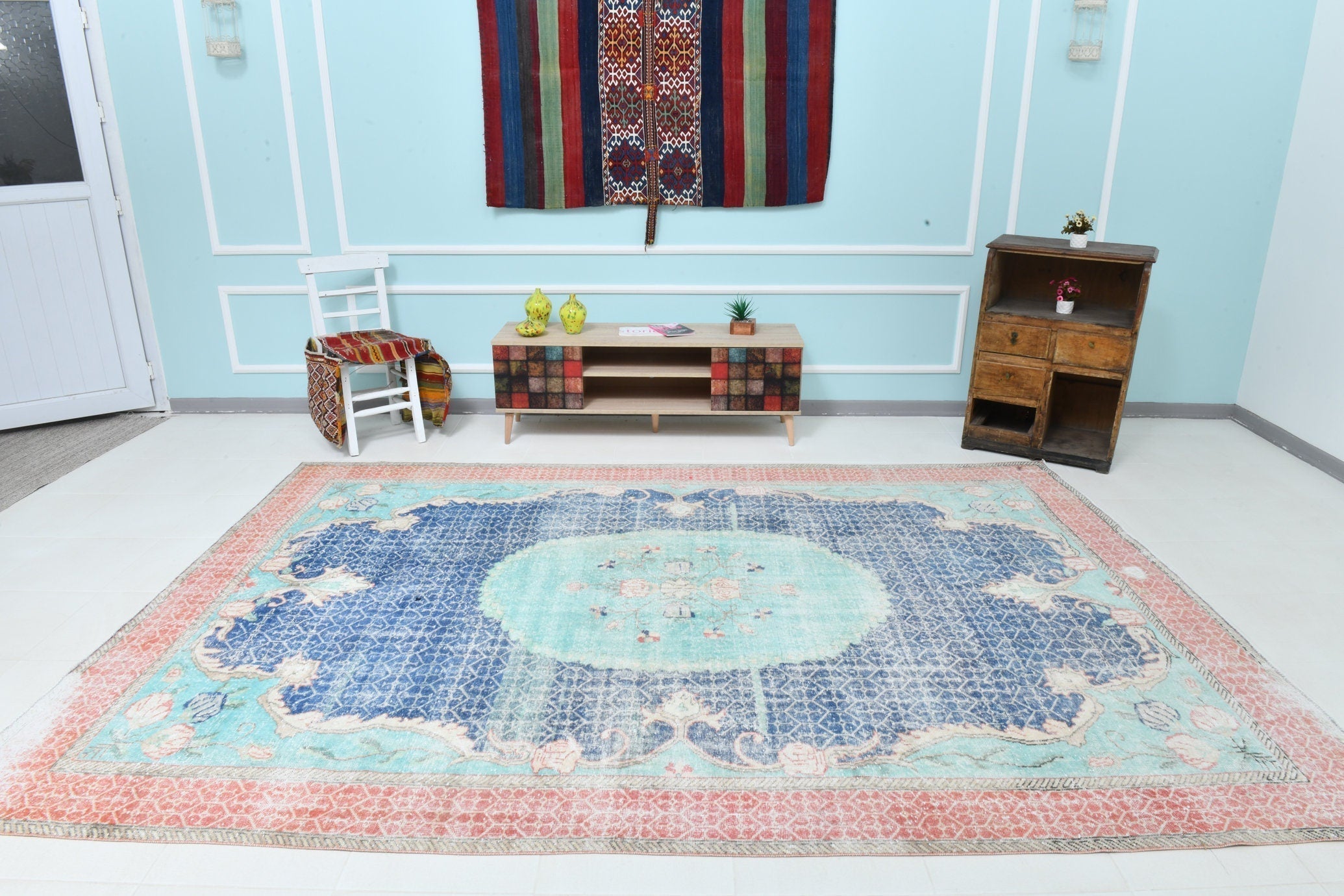 Turkish Vintage Rug 11’2’ x 7’6’