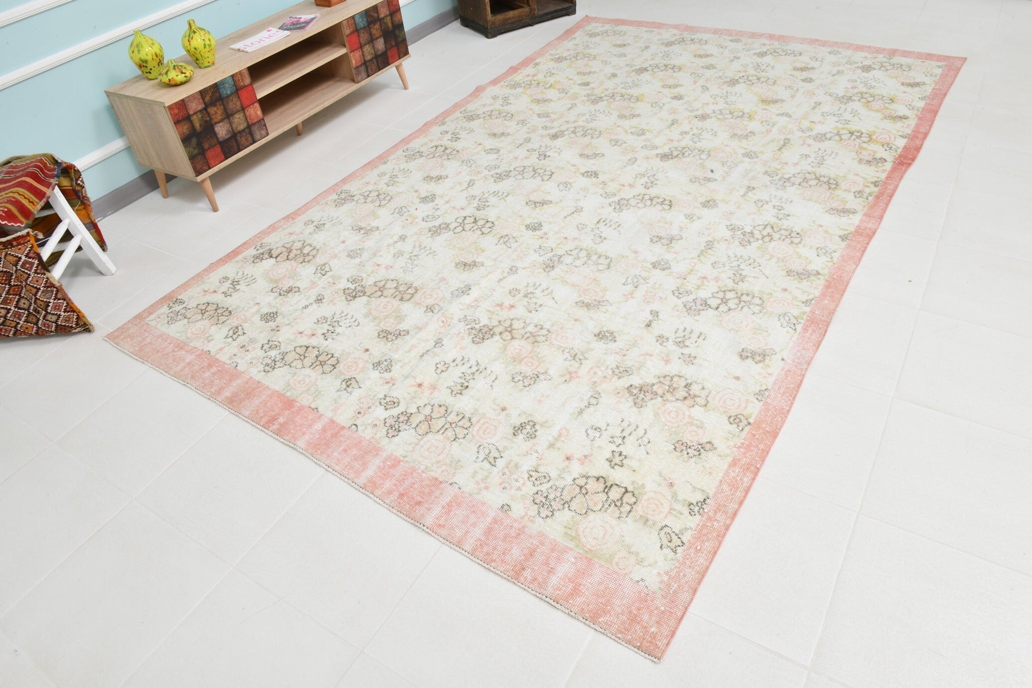 Turkish Vintage Rug 11’3’ x 6’10’