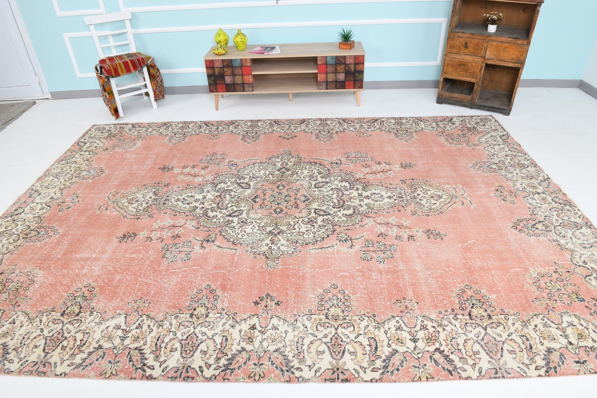 Turkish Vintage Rug 11’9’ x 8’2’