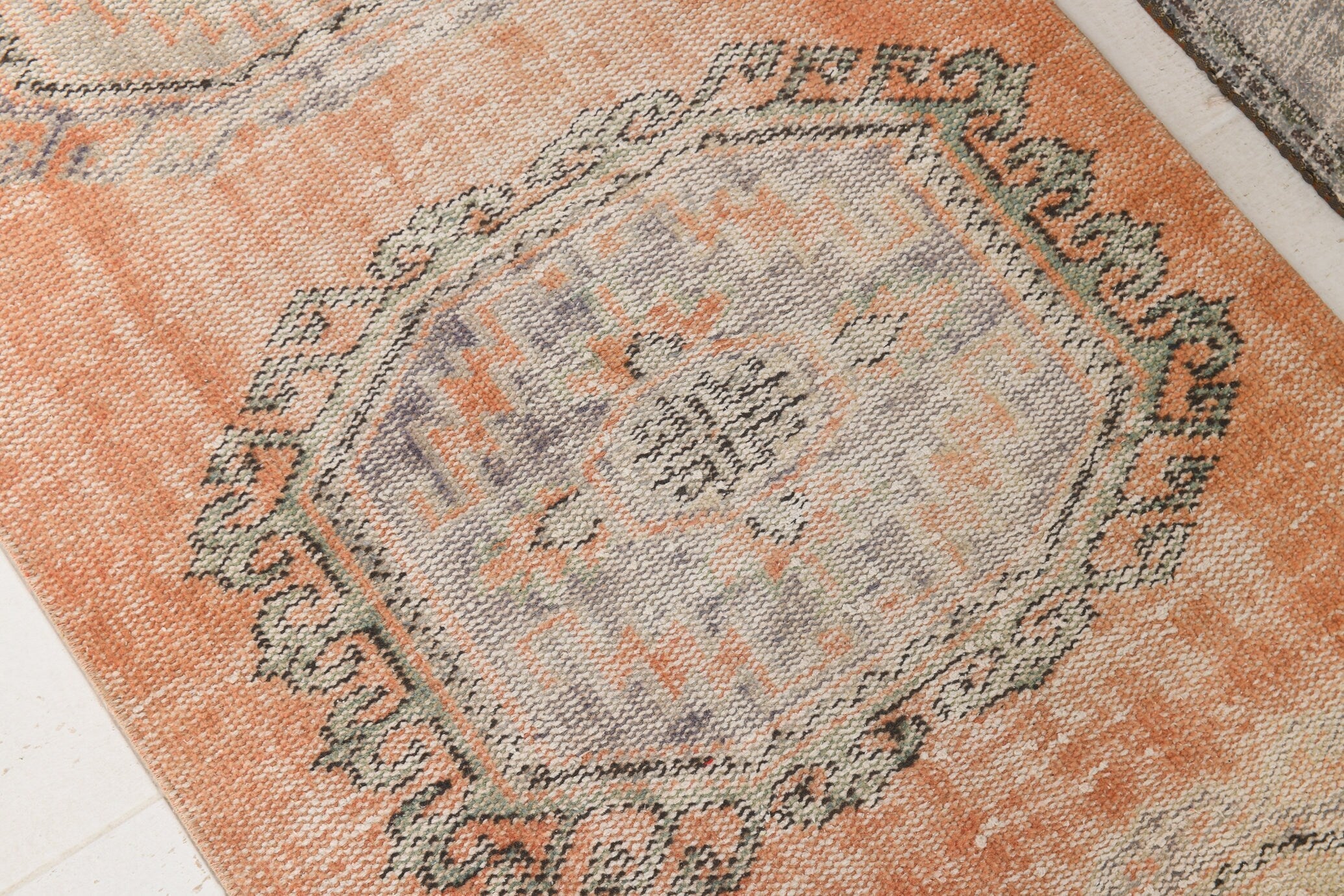 Turkish Vintage Rug  2'7" x 11'1" ft