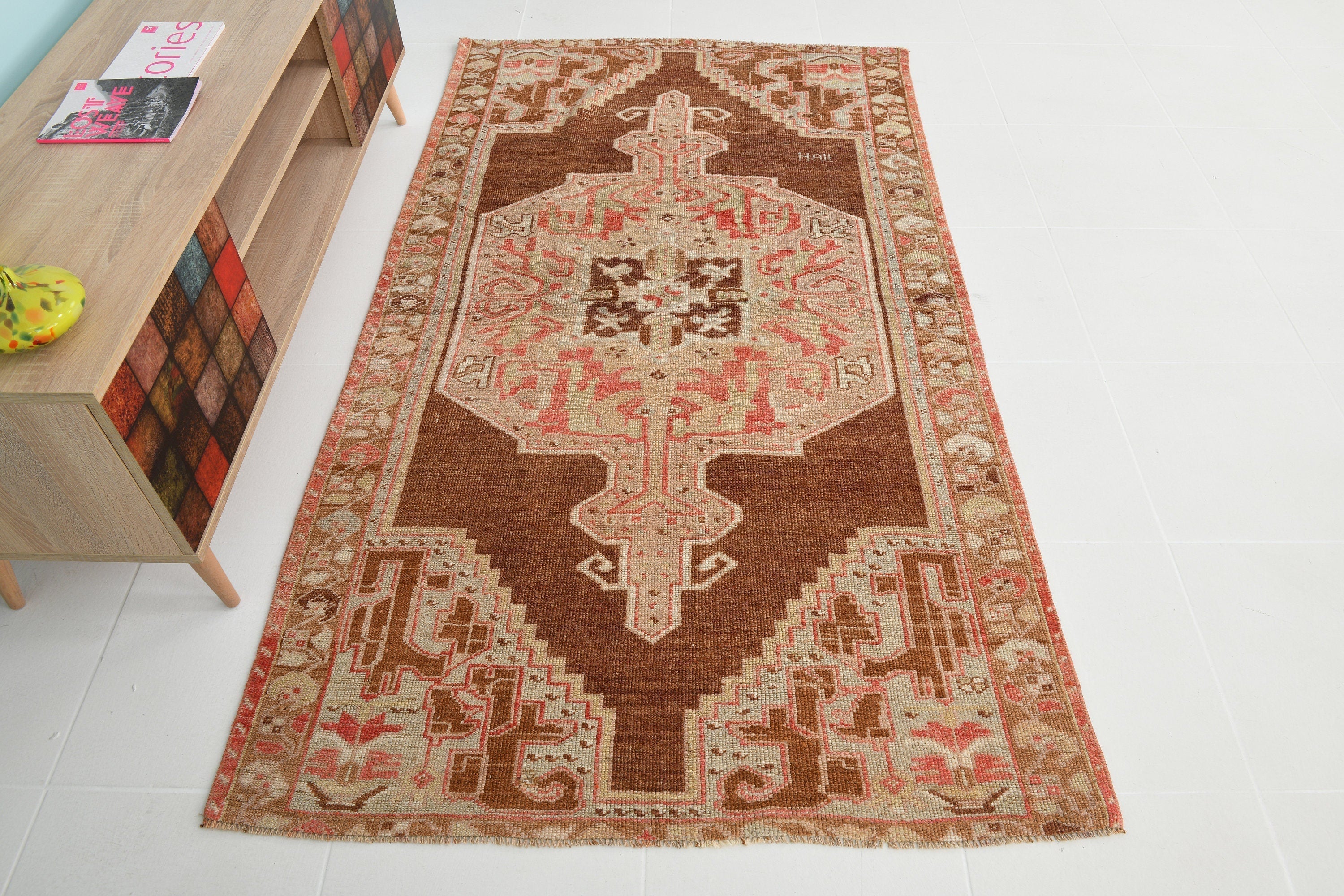 Turkish Vintage Rug 3’10’ x 6’9’