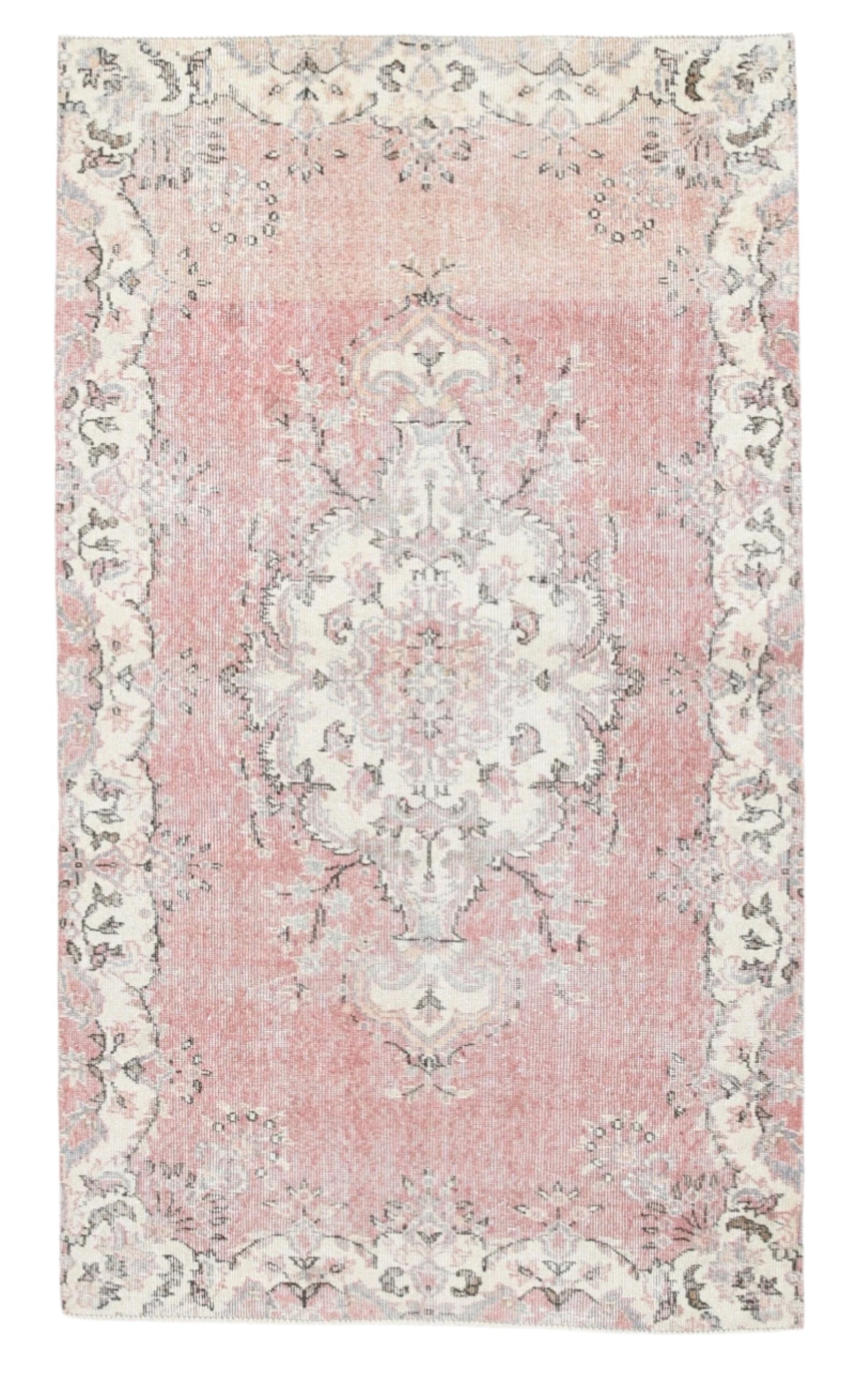 Turkish Vintage Rug 3’11’’ x 6’9’’ ft